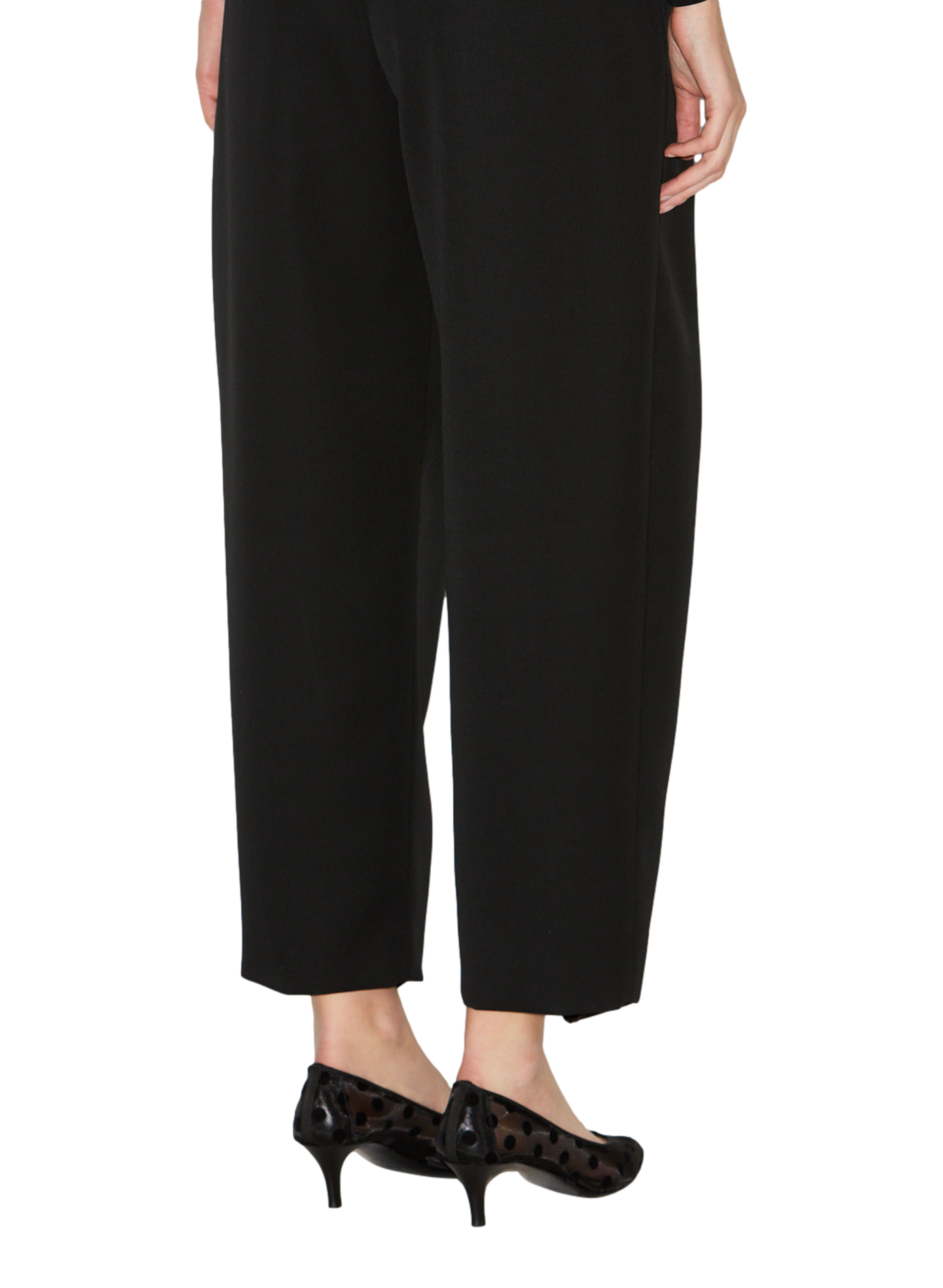 Janice pleated pants in wool and cotton ISABEL MARANT Black