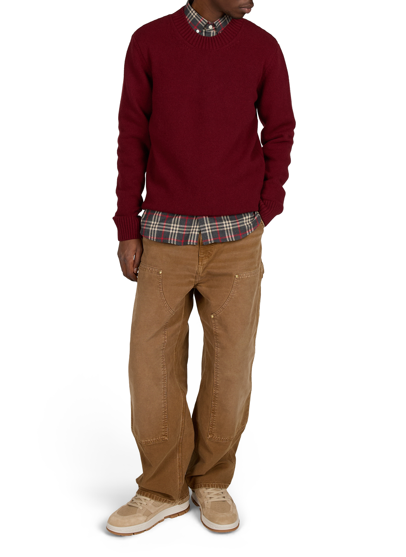 Plain jumper | Red AU PRINTEMPS PARIS Men