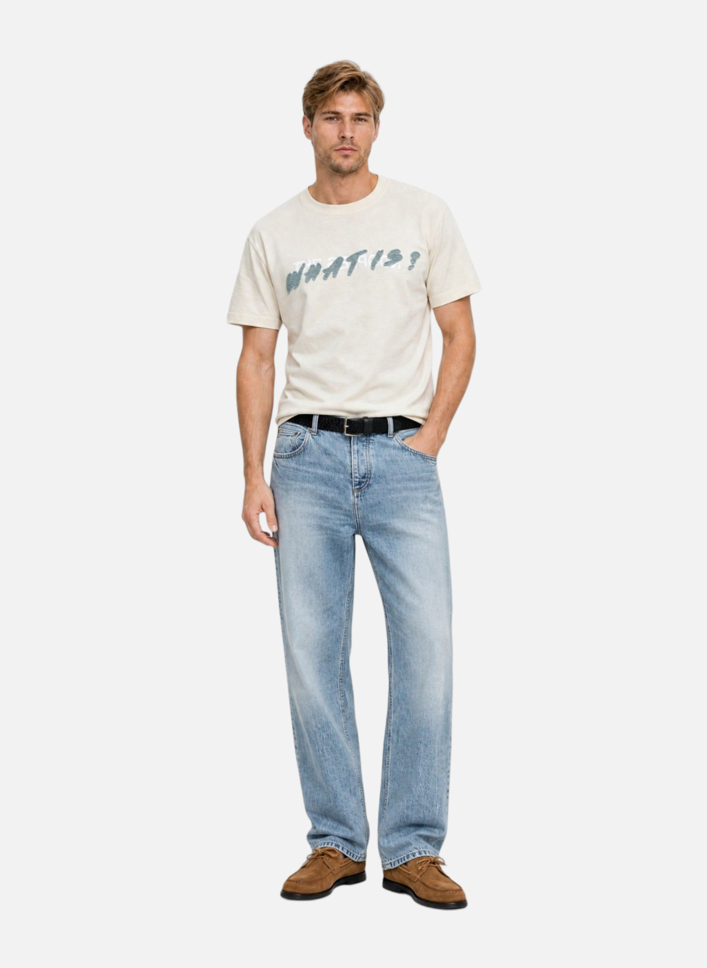 T-shirt what is coupe droite THE KOOPLES Beige