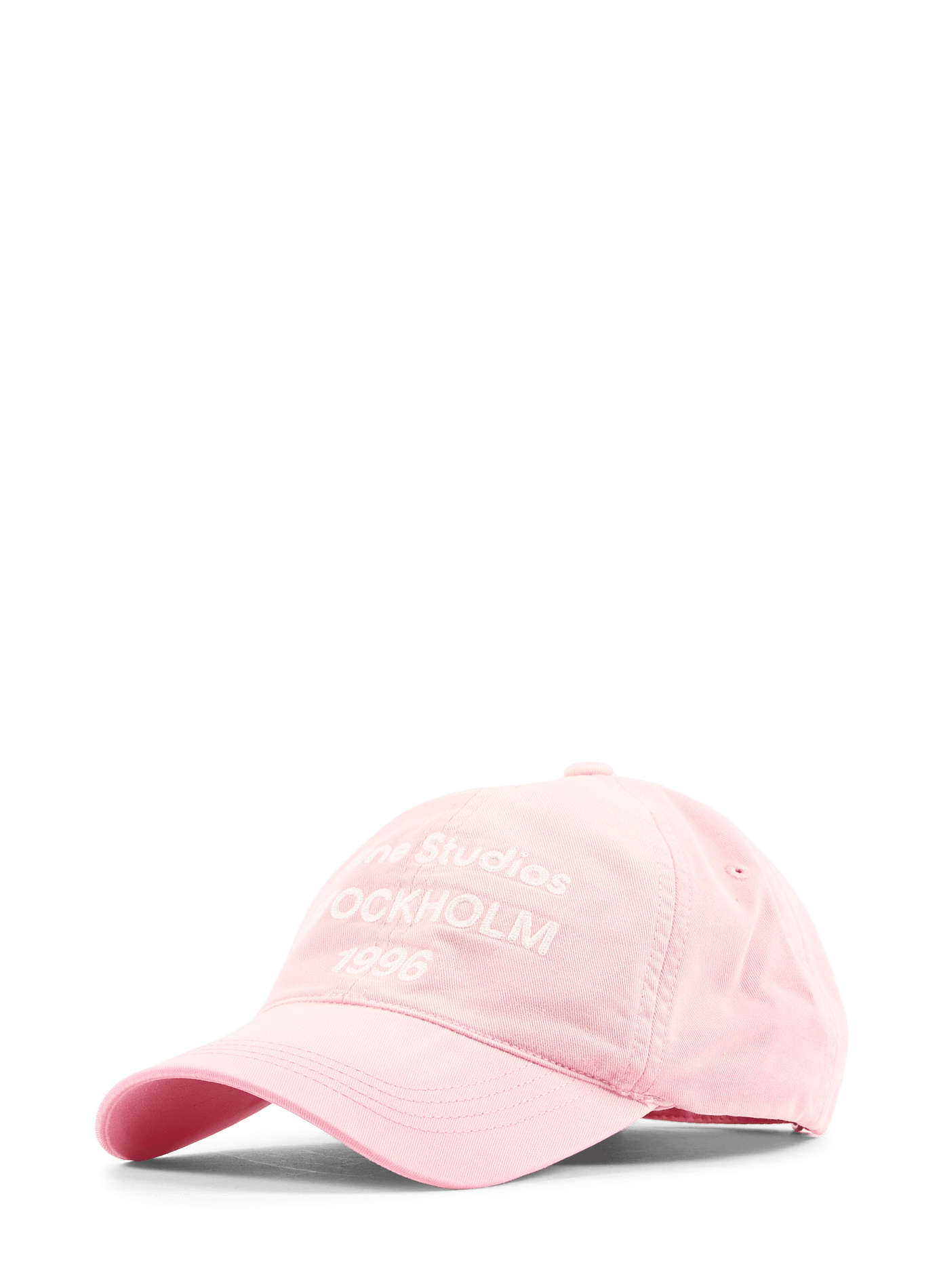 Casquette à logo brodé en coton ACNE STUDIOS Rose