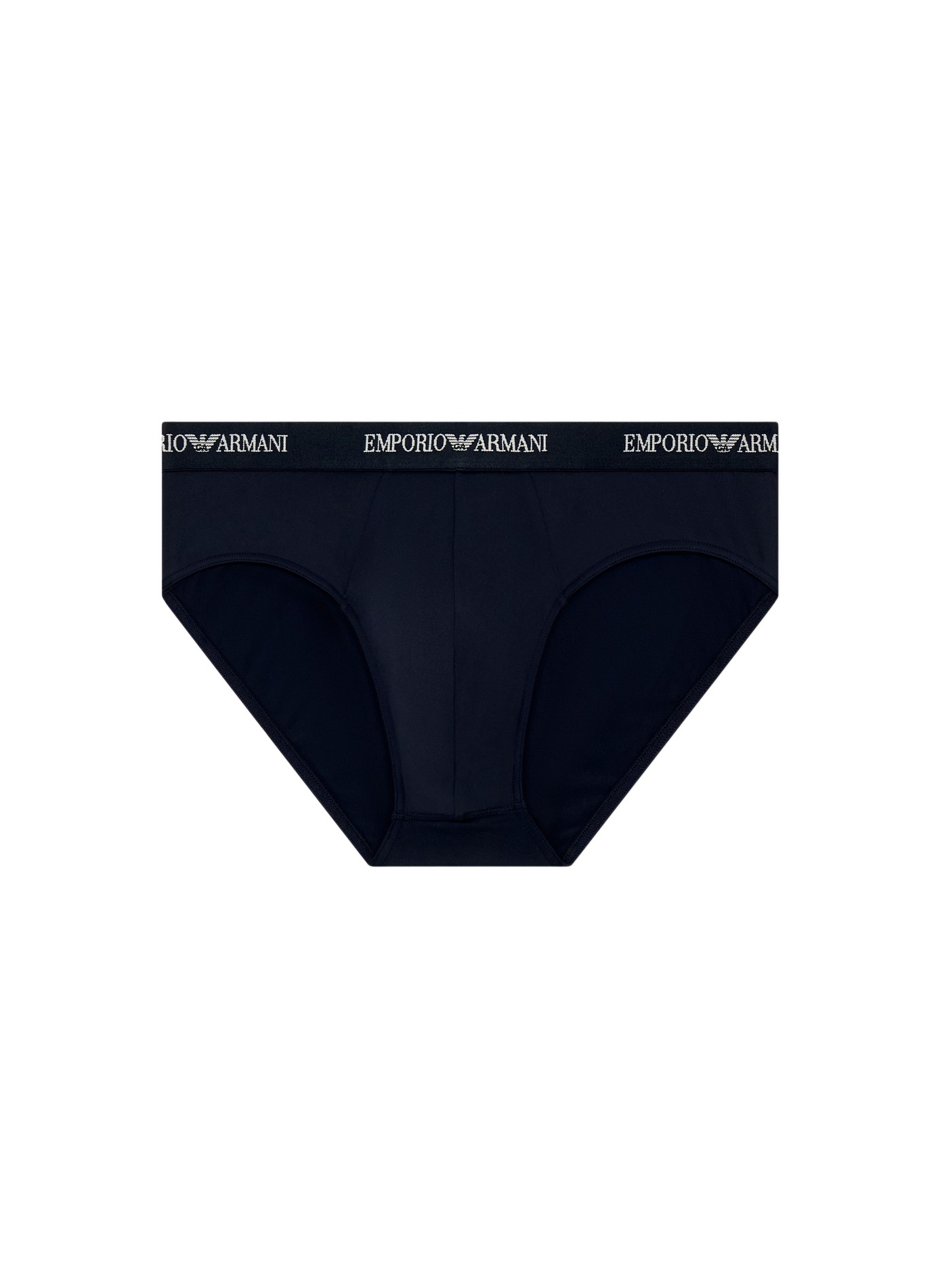 Klassischer Slip aus Mikrofaser-Jersey EMPORIO ARMANI Blau