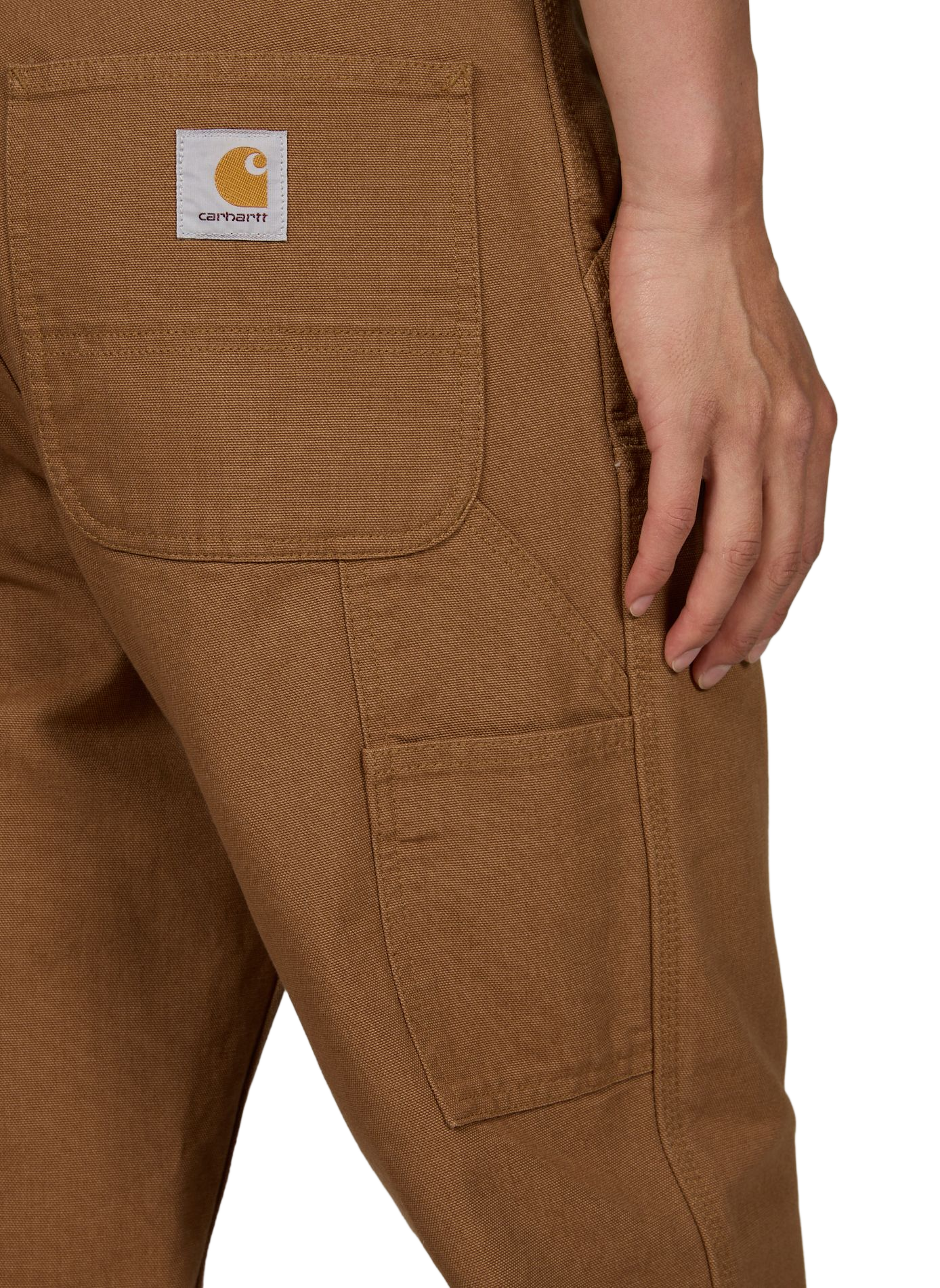 Pantalon droit en coton CARHARTT WIP Marron