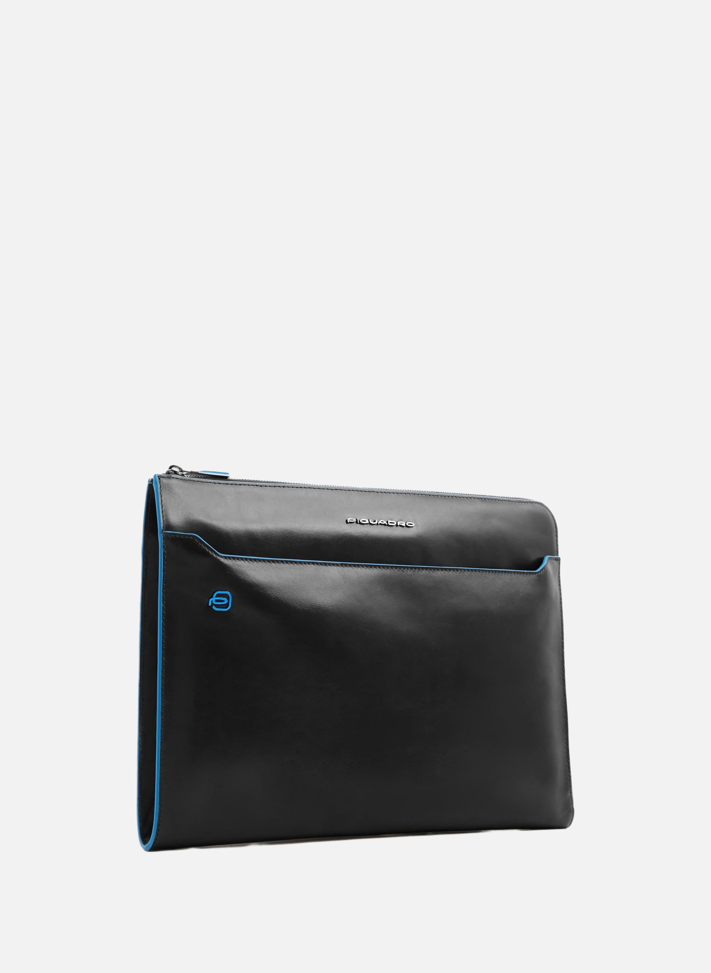 Laptop sleeve 13,3" with stow-away handles PIQUADRO Black