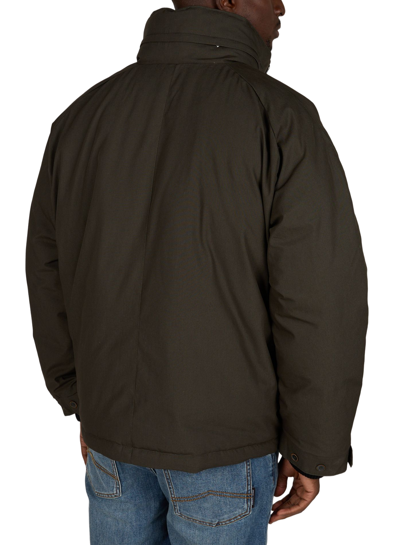 Kurze Steppjacke aus einfarbiger Baumwolle RANRA Grau
