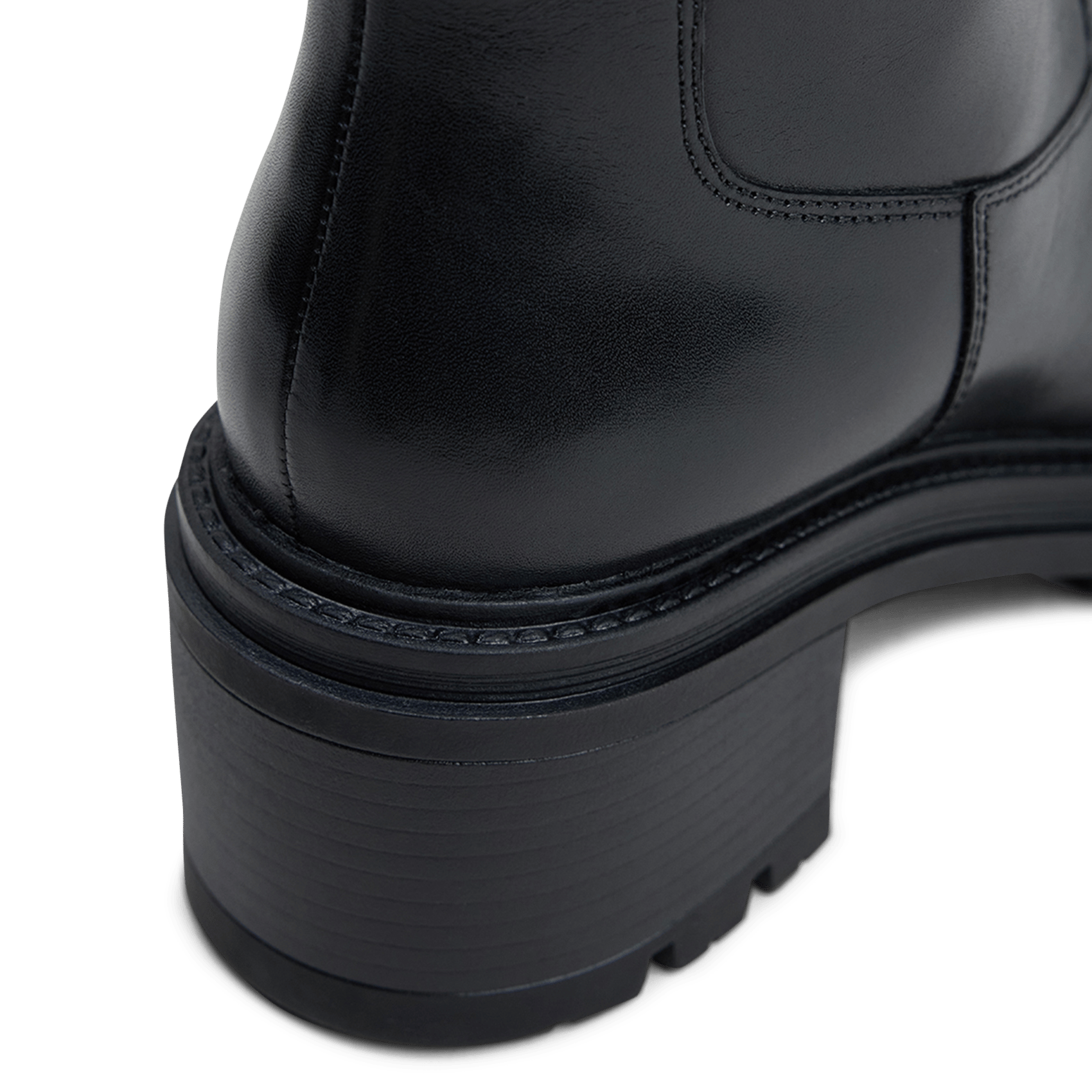 Bottines à semelles crantées en cuir astre JONAK Noir