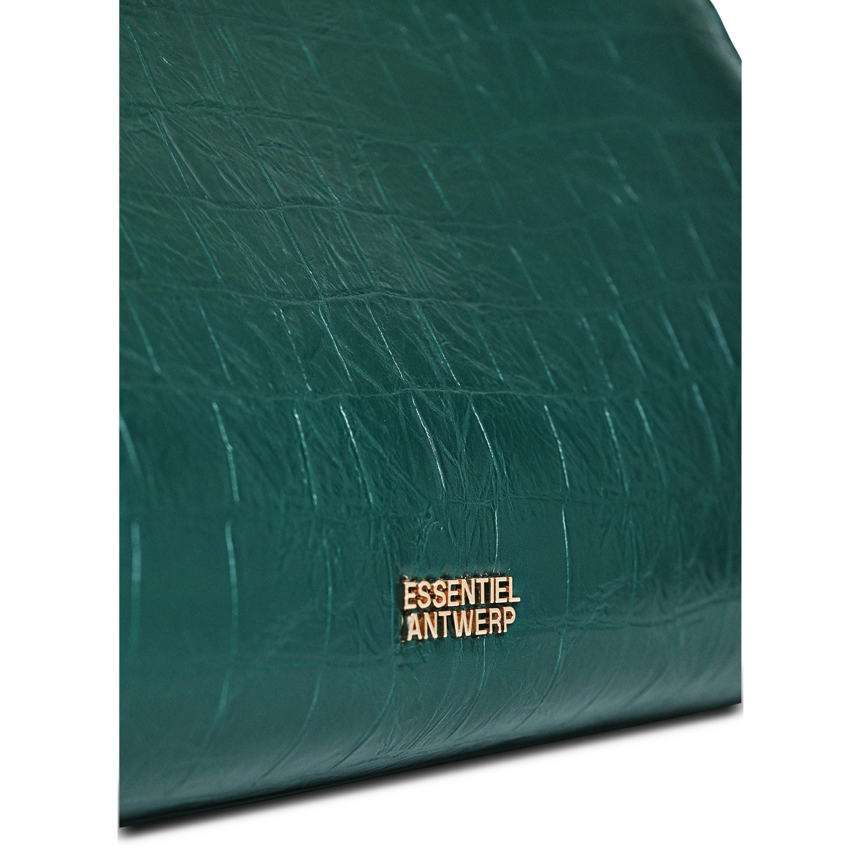 Sac cabas effet peau de crocodile katarina ESSENTIEL ANTWERP Vert