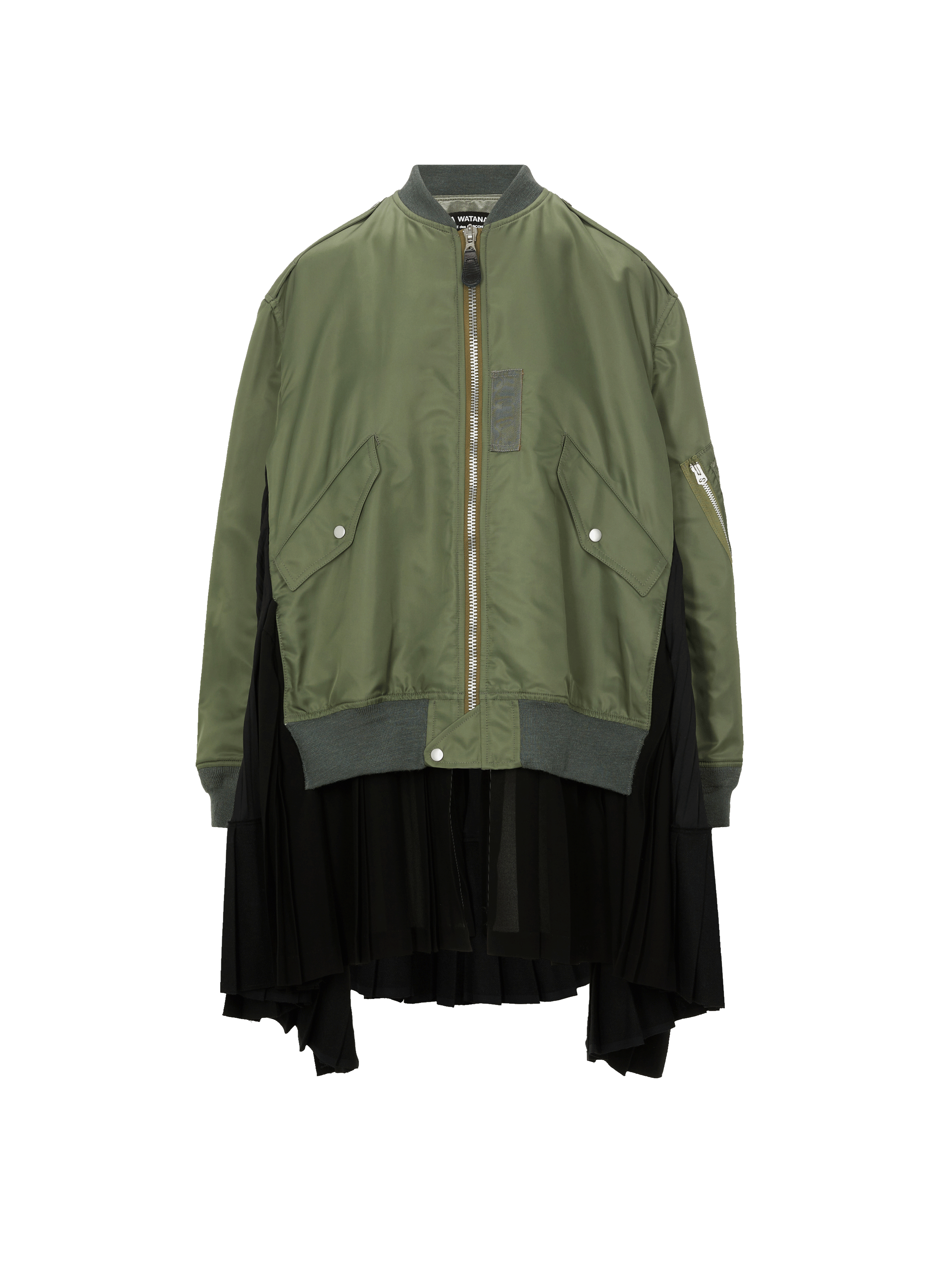 Bomber oversize à plis