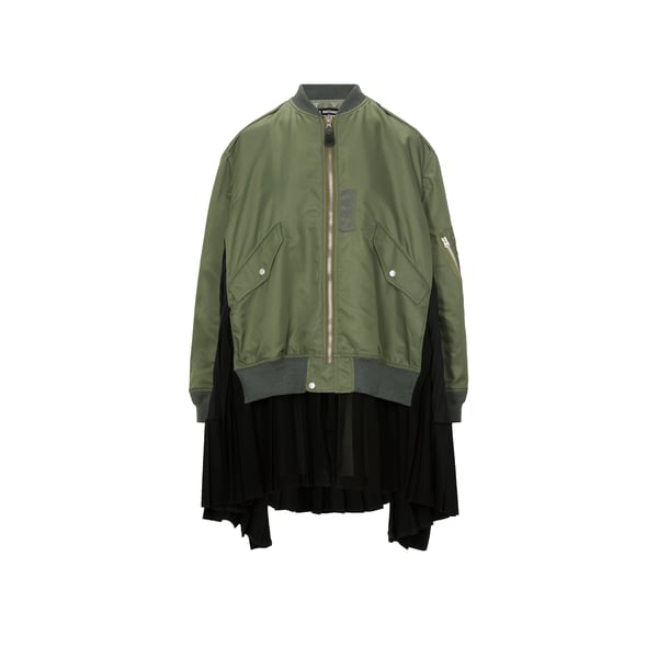 Bomber oversize à plis