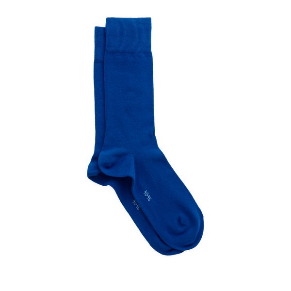 Burlington Cotton Lisle Mid-calf Socks In Blue