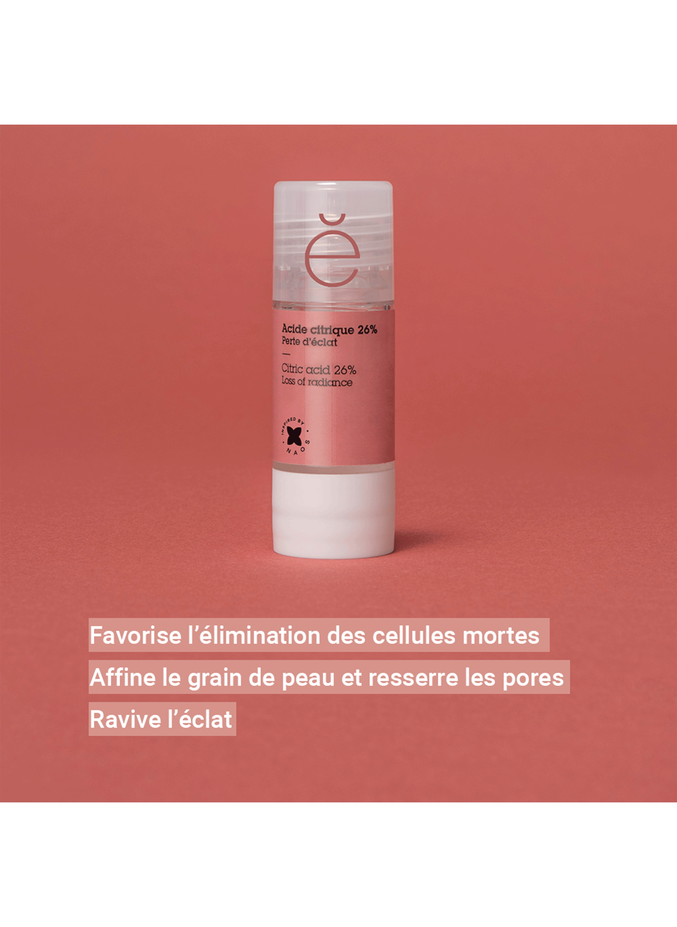 Actif pur acide citrique 26% ETAT PUR No color