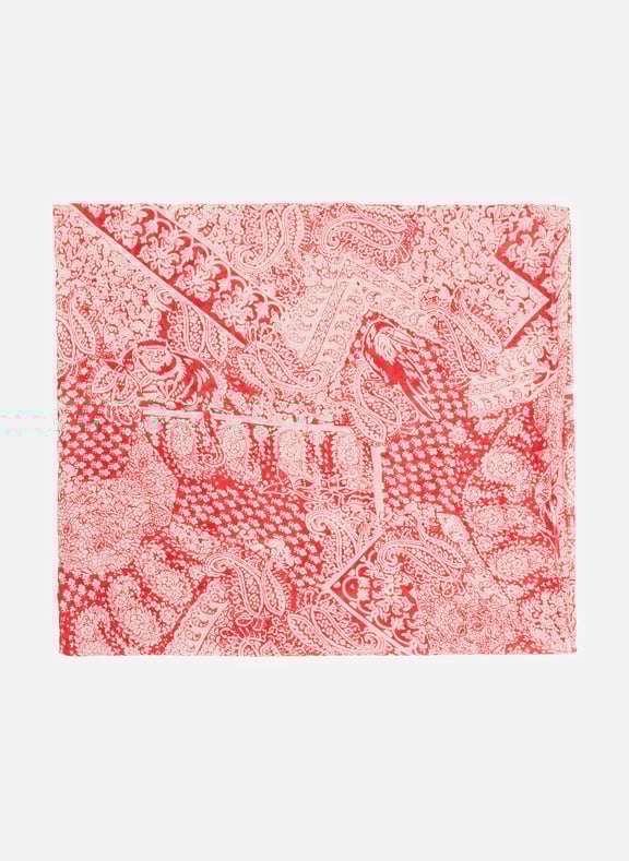 Printed scarf Red by SAISON 1865 SAISON 1865 Printed scarf Red