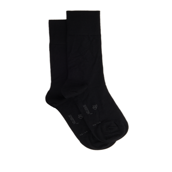 Shop Dore Dore Wool And Cotton Socks In Black