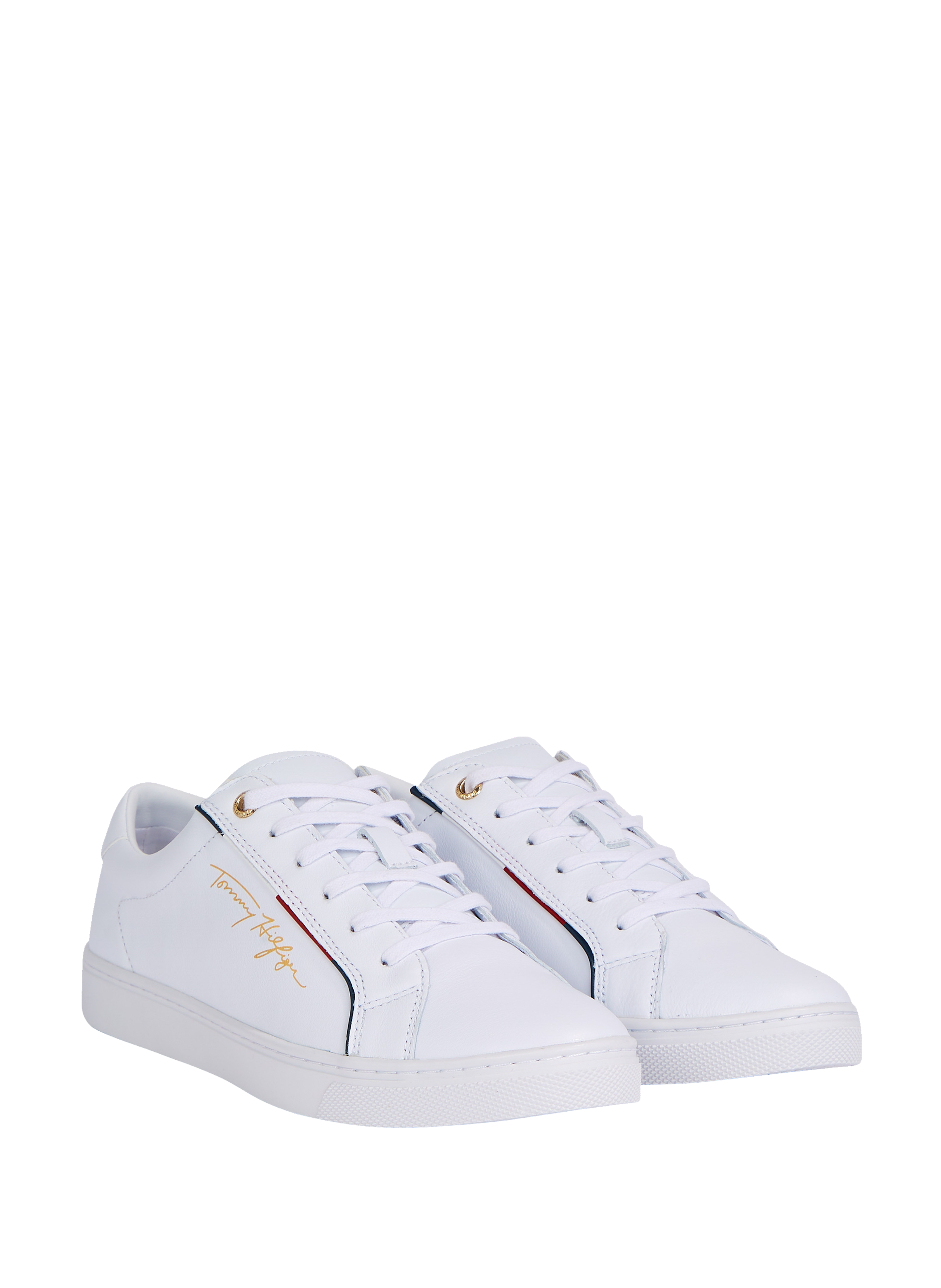 Baskets en cuir Blanc