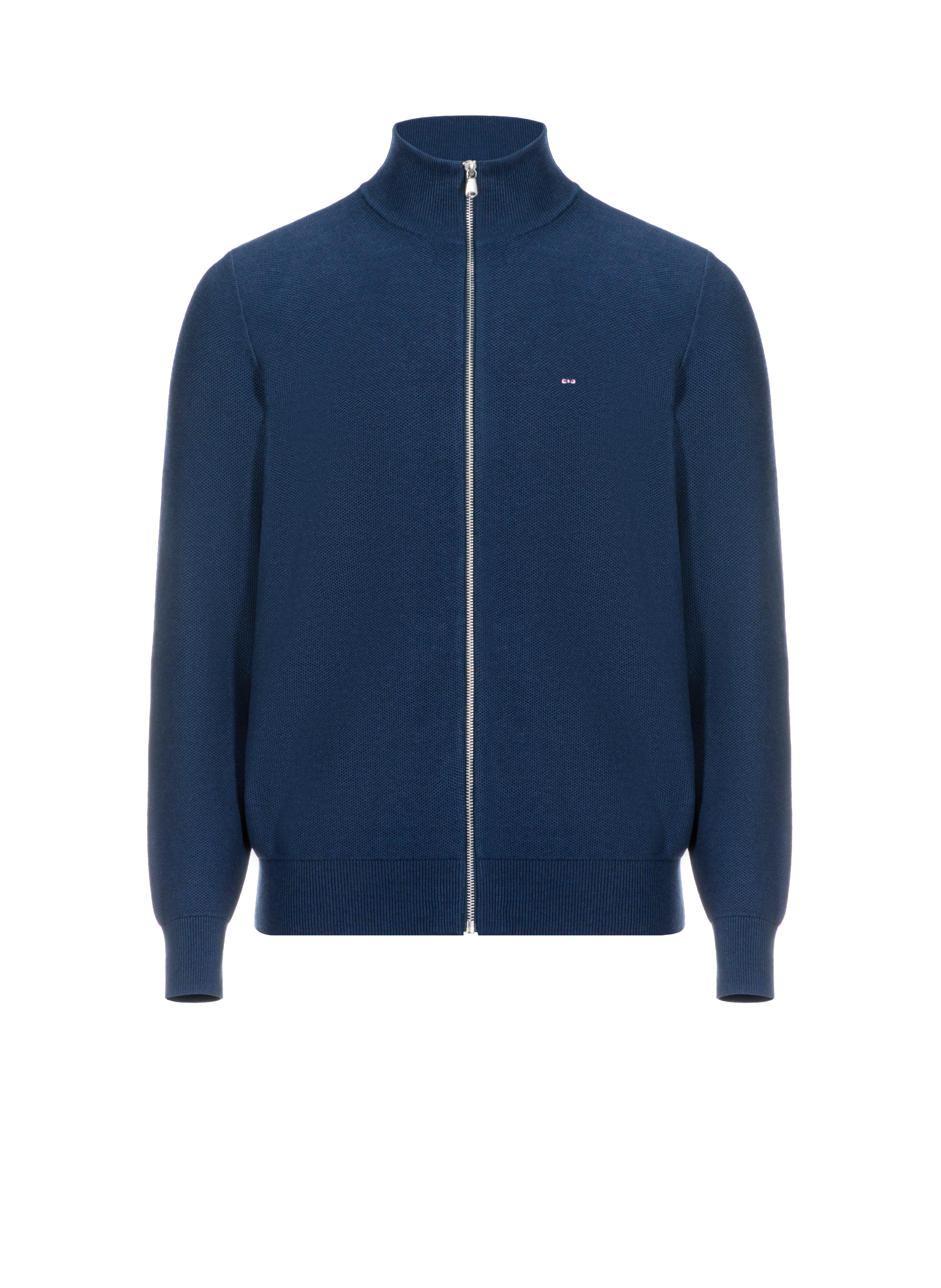 EDEN PARK Gilet zippé en coton Bleu