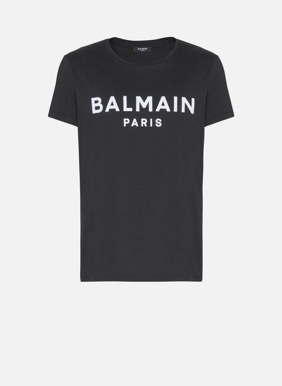 T-shirt imprimé balmain paris Noir by BALMAIN BALMAIN T-shirt imprimé balmain paris Noir