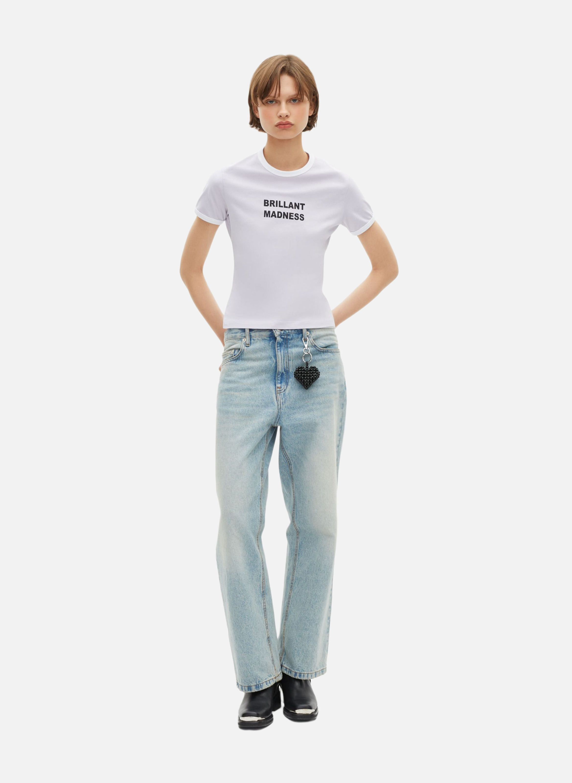 T-shirt avec sérigraphie THE KOOPLES Violet