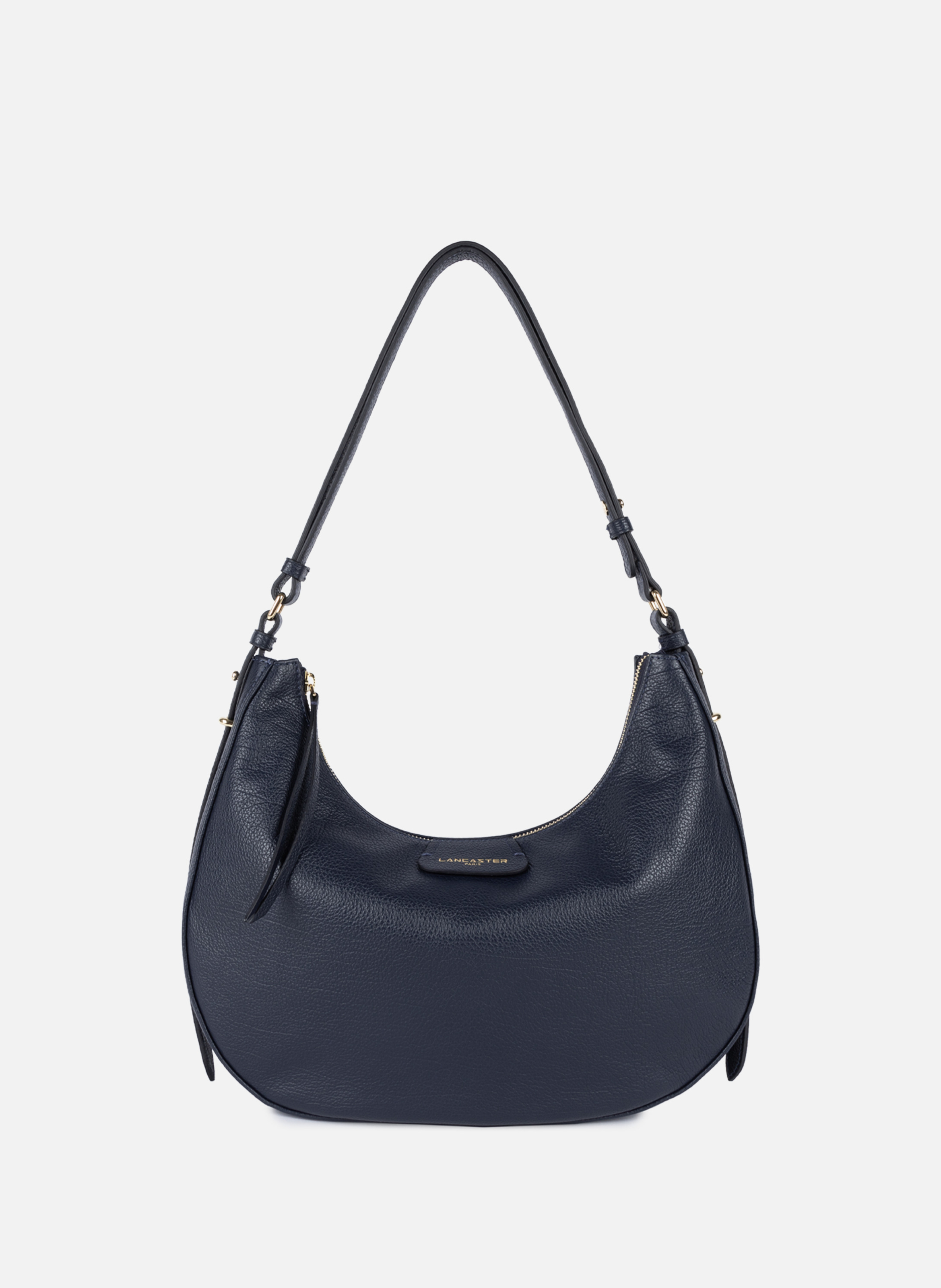 LANCASTER Grand sac hobo - dune Bleu