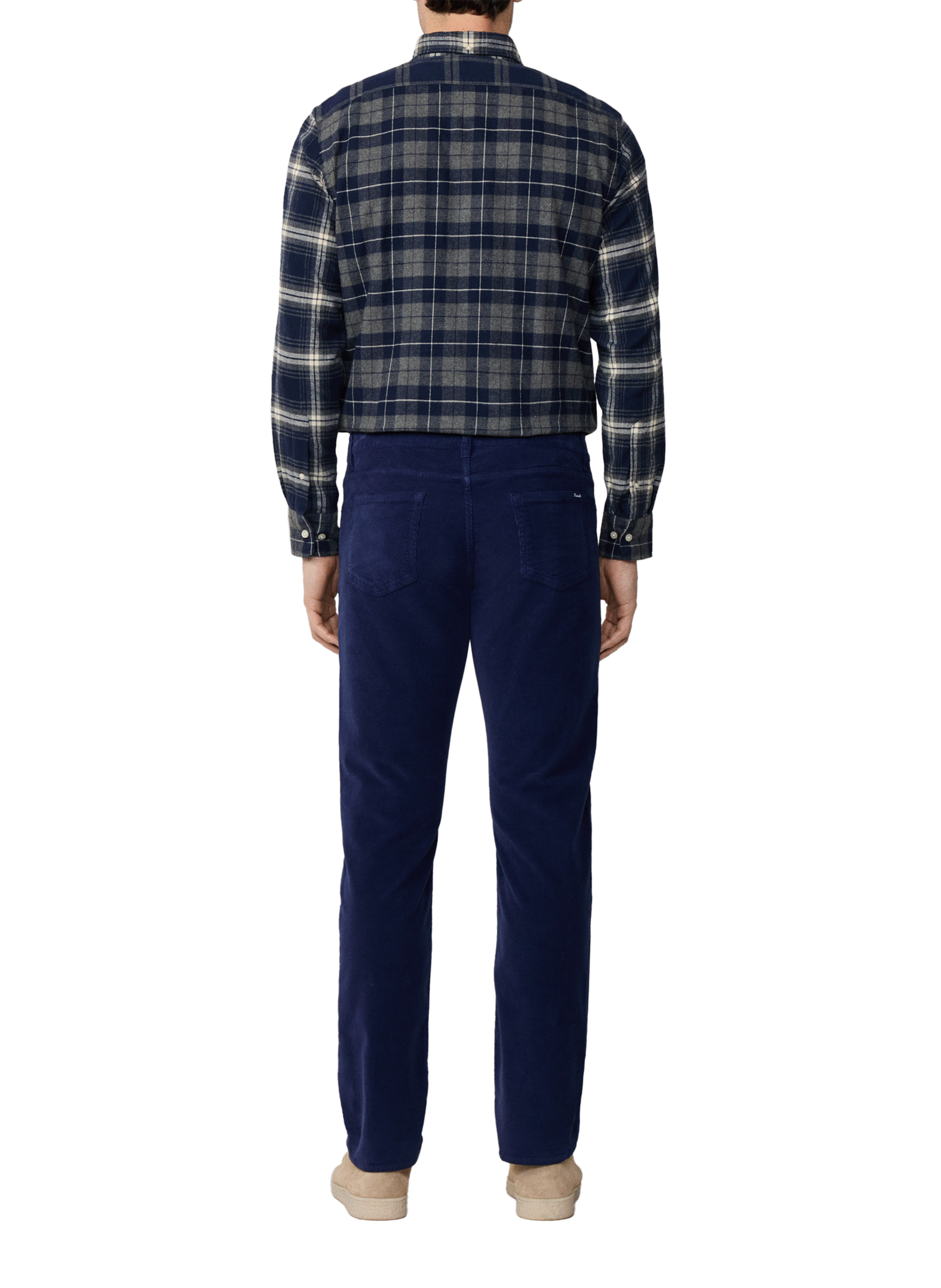 Pantalon en velours côtelé  FACONNABLE Bleu