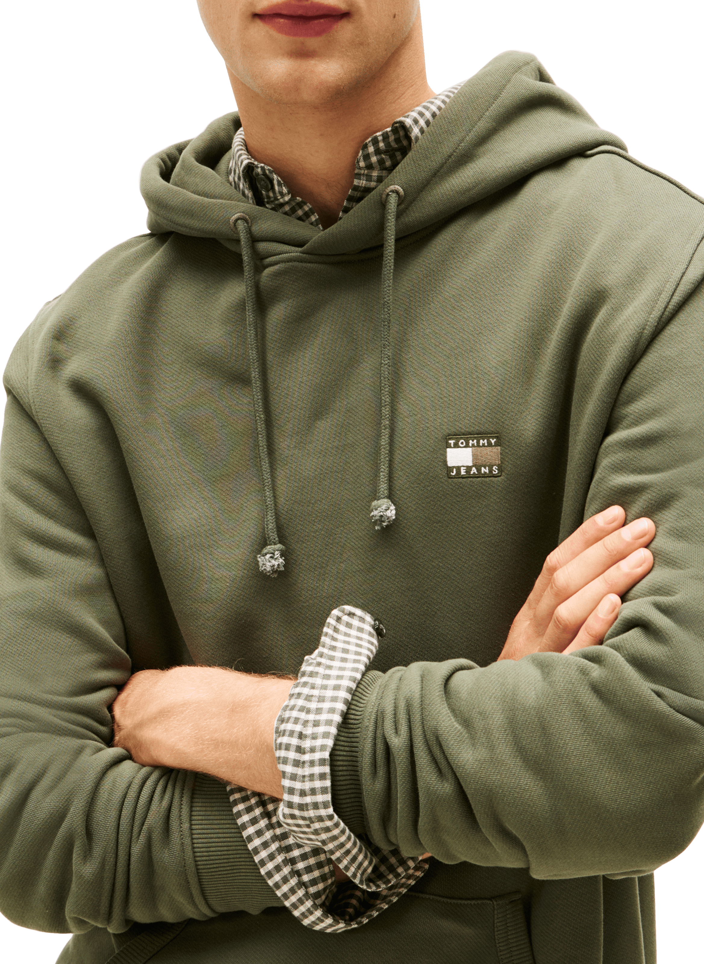 Cotton hoodie TOMMY HILFIGER Green