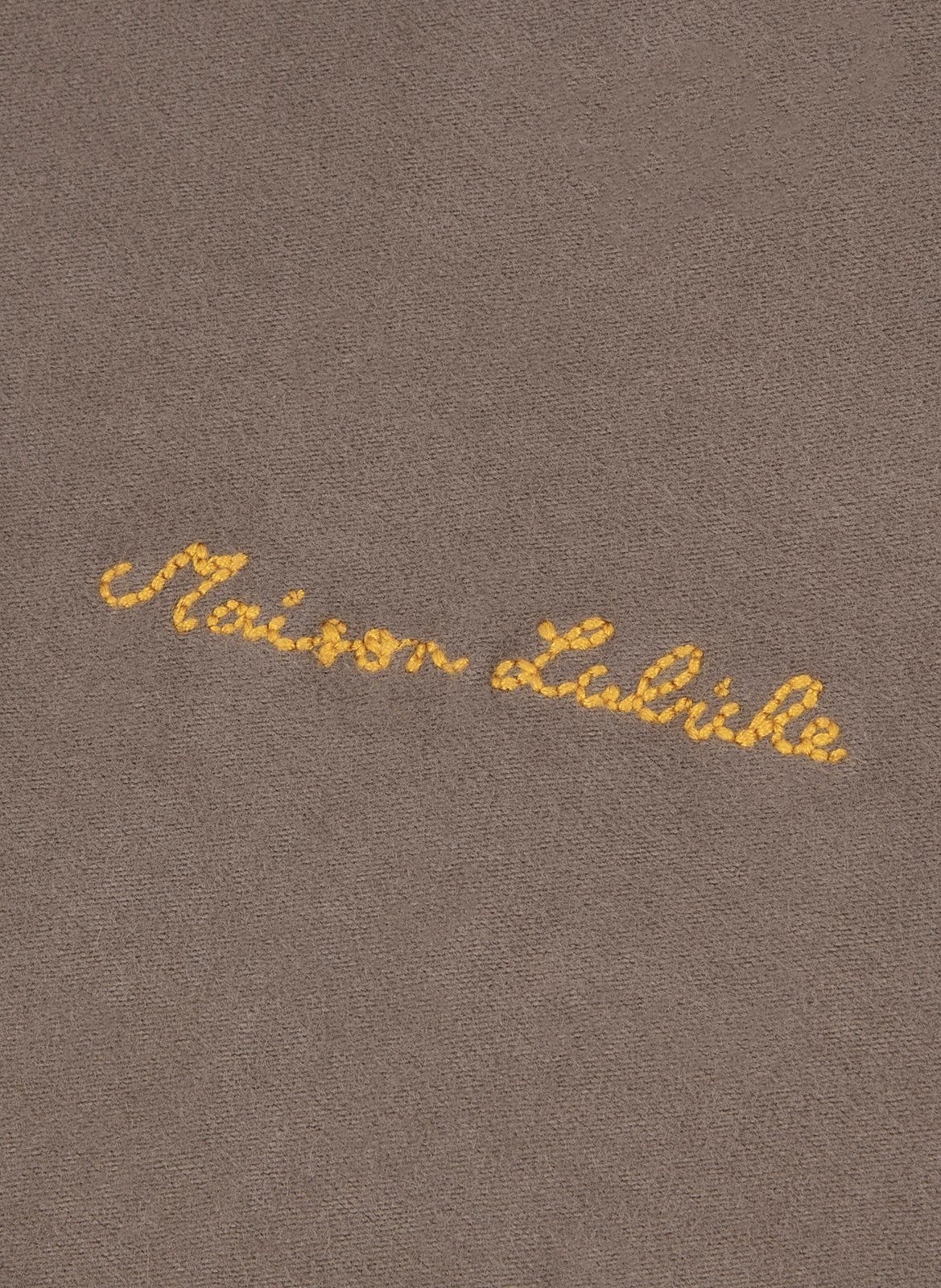Veste brodée en coton mélangé MAISON LABICHE Marron