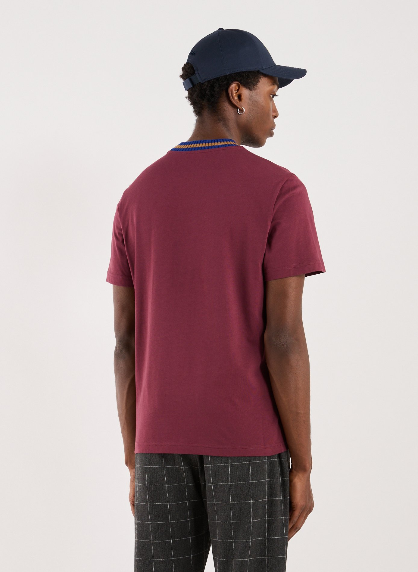 Cotton cap MONCLER Blue