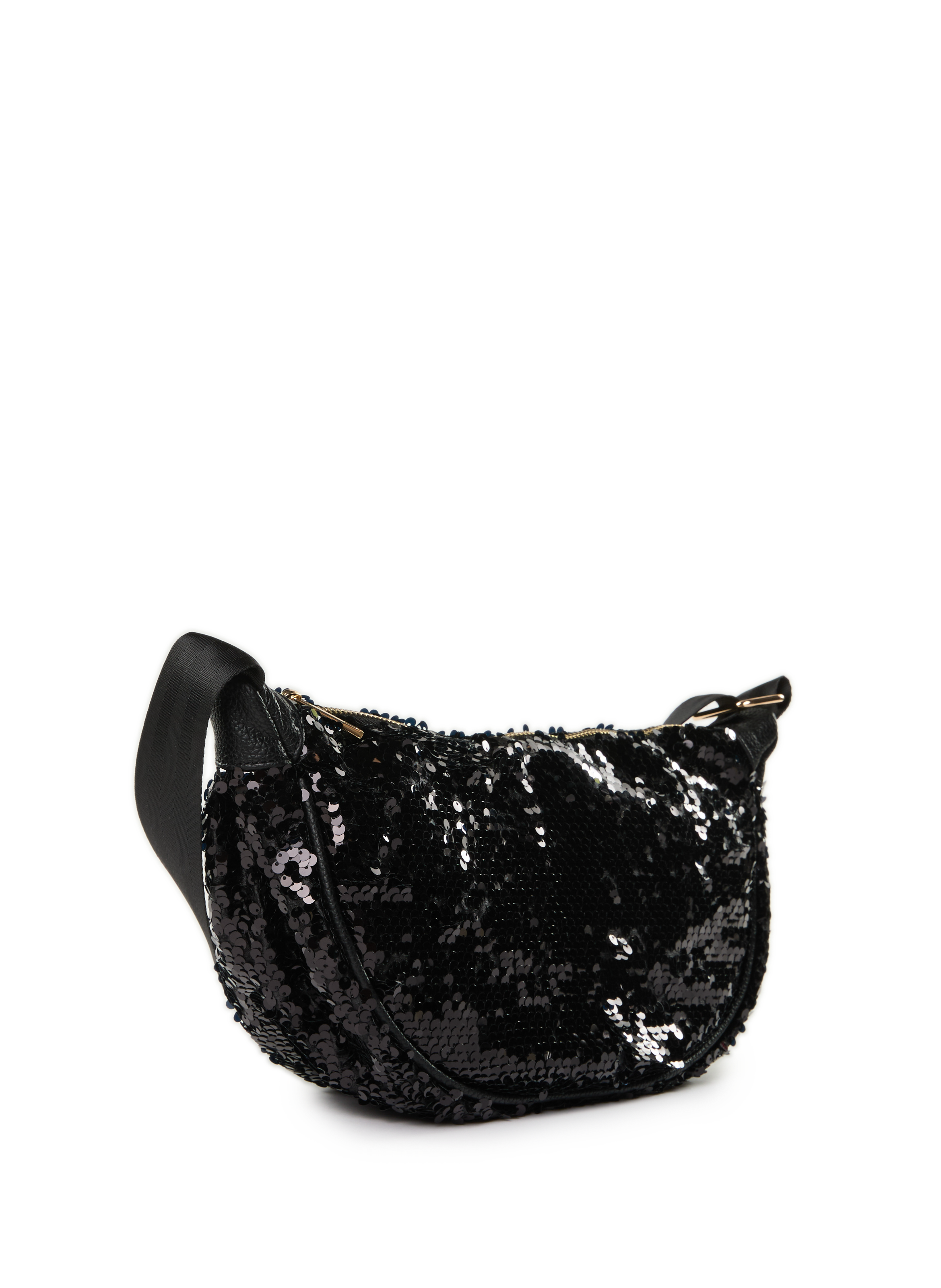 Sac banane en sequins AU PRINTEMPS PARIS Noir