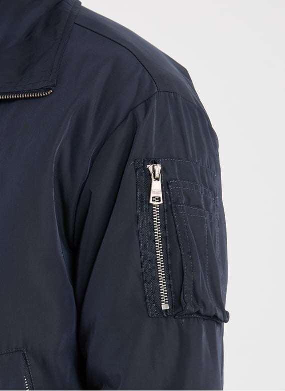 Bomber ample à col montant | Bleu by BOMBERS ORIGINAL Bomber ample à col montant Bleu