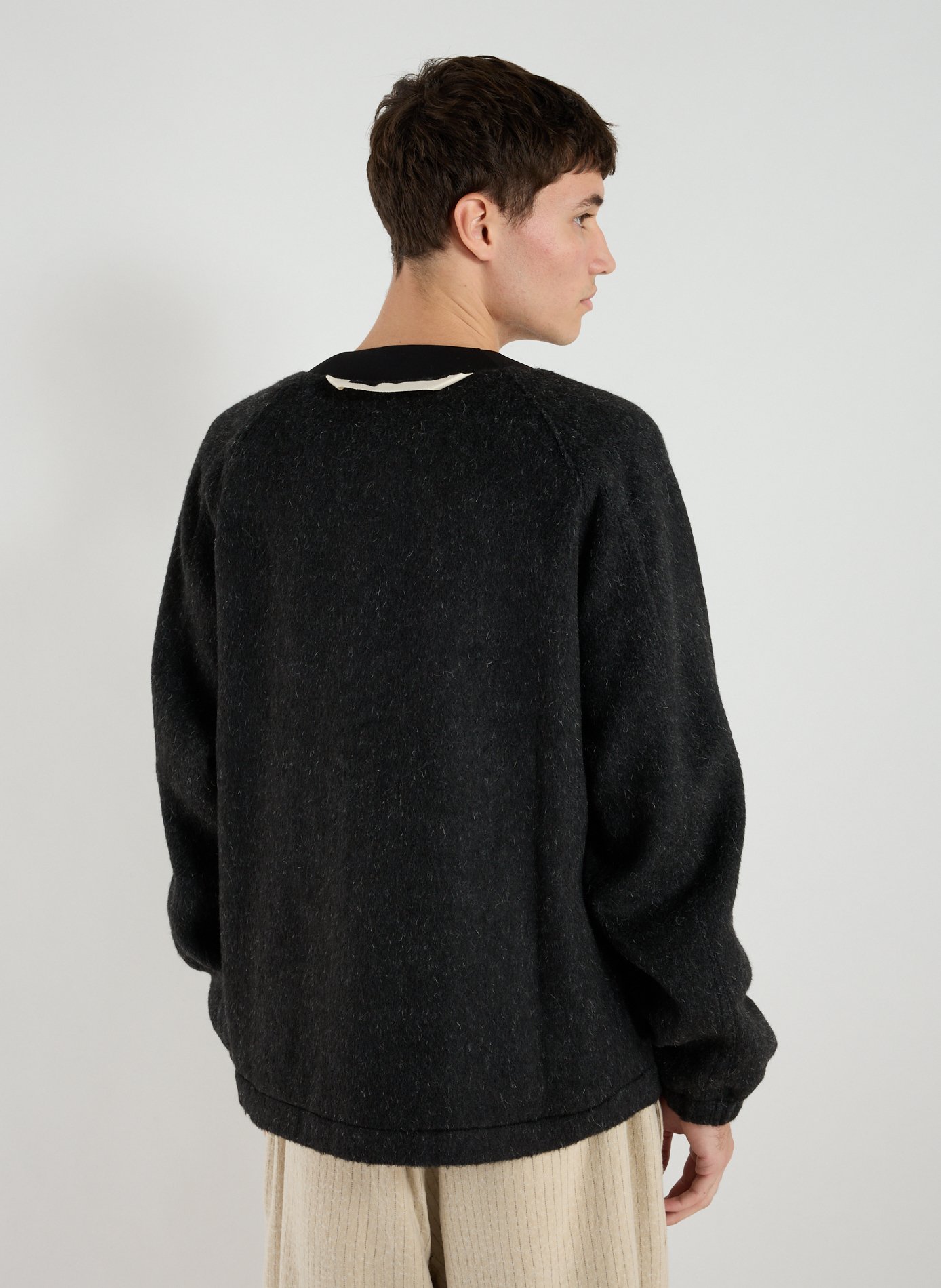 Mixed wool cardigan MERELY MADE Black