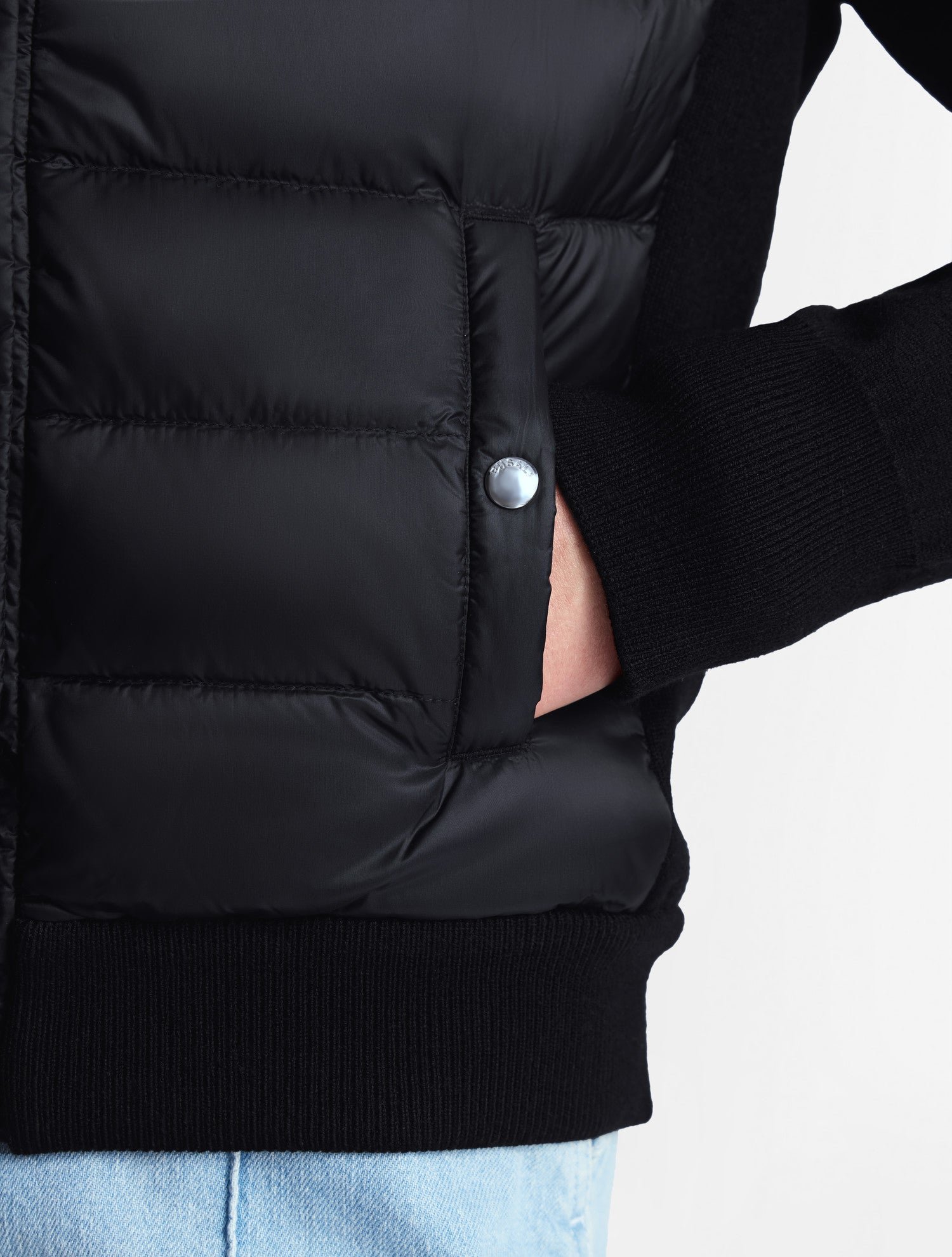 Doudoune acarim col montant coupe ajustée FUSALP Noir