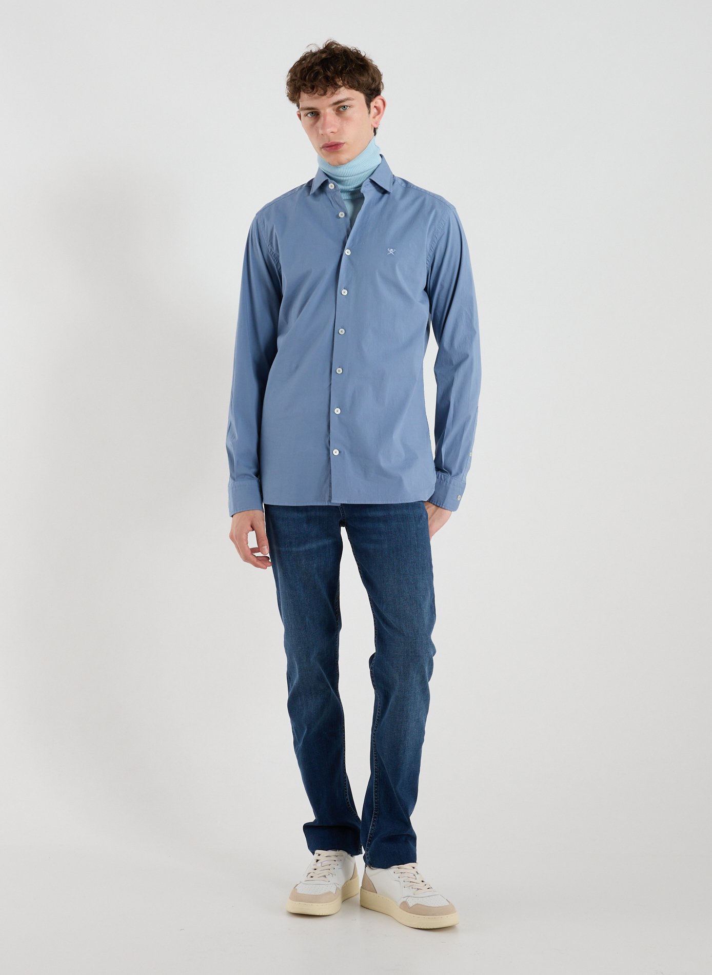 Chemise en coton  HACKETT Bleu