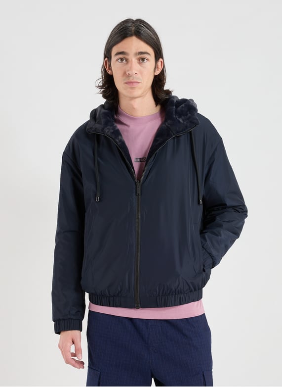 Parka à capuche Borden Bunny réversible | Bleu by MOOSE KNUCKLES Parka à capuche Borden Bunny réversible Bleu