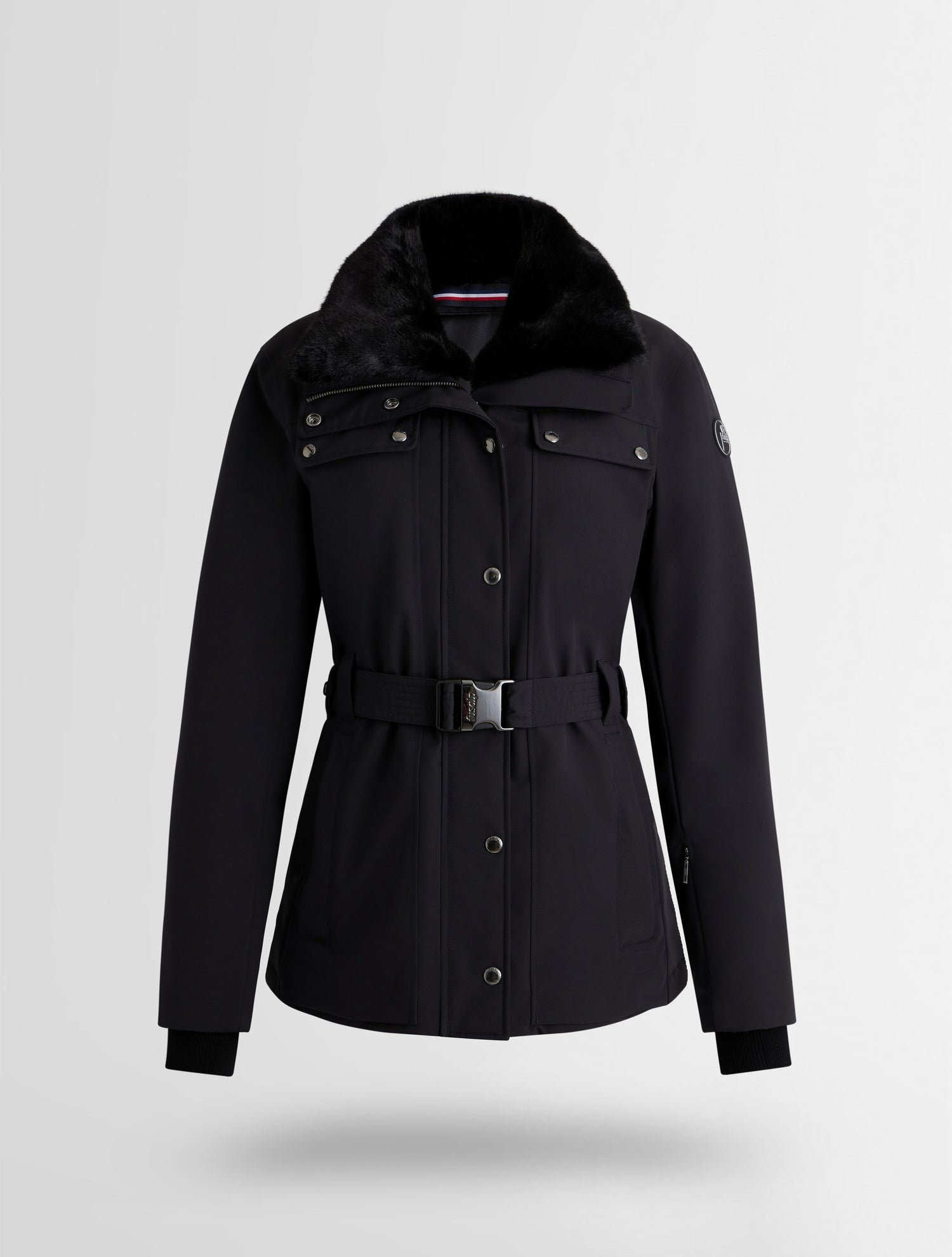 Veste de ski dessa col tailleur coupe regular FUSALP Noir