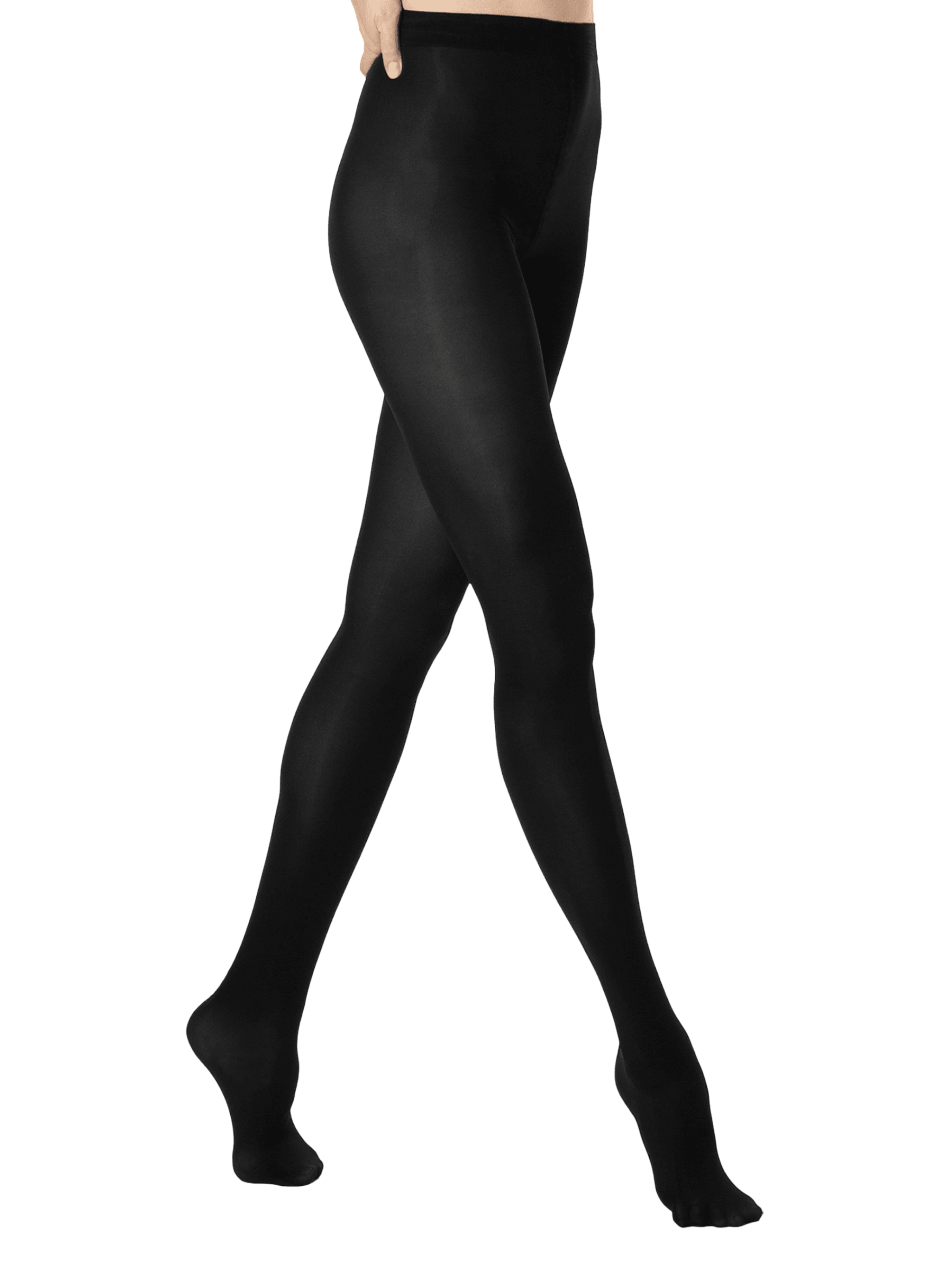 Satin opaque tights 50D ALL COLORS Noir