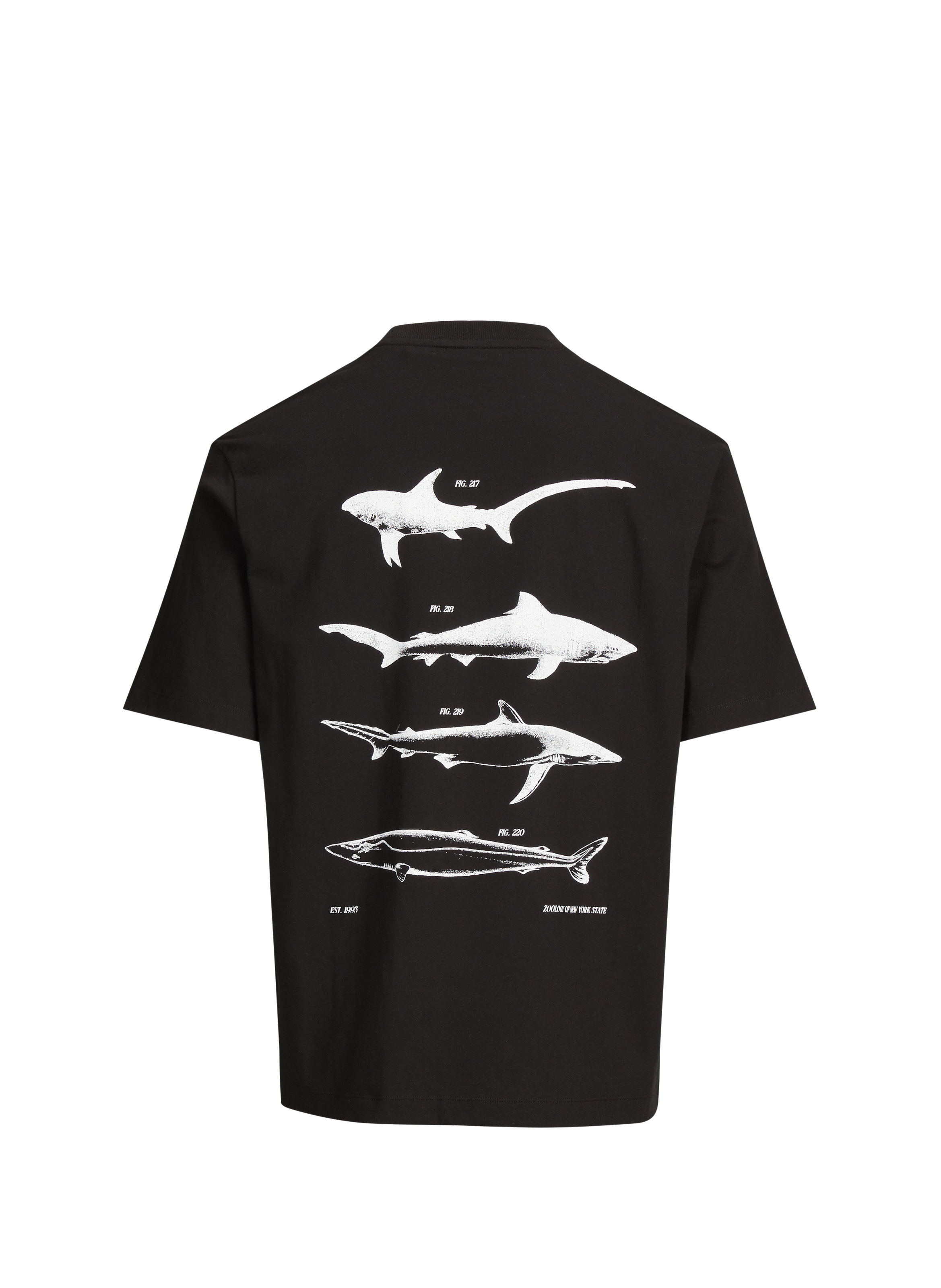 Printed T-shirt HUGO BLUE Black