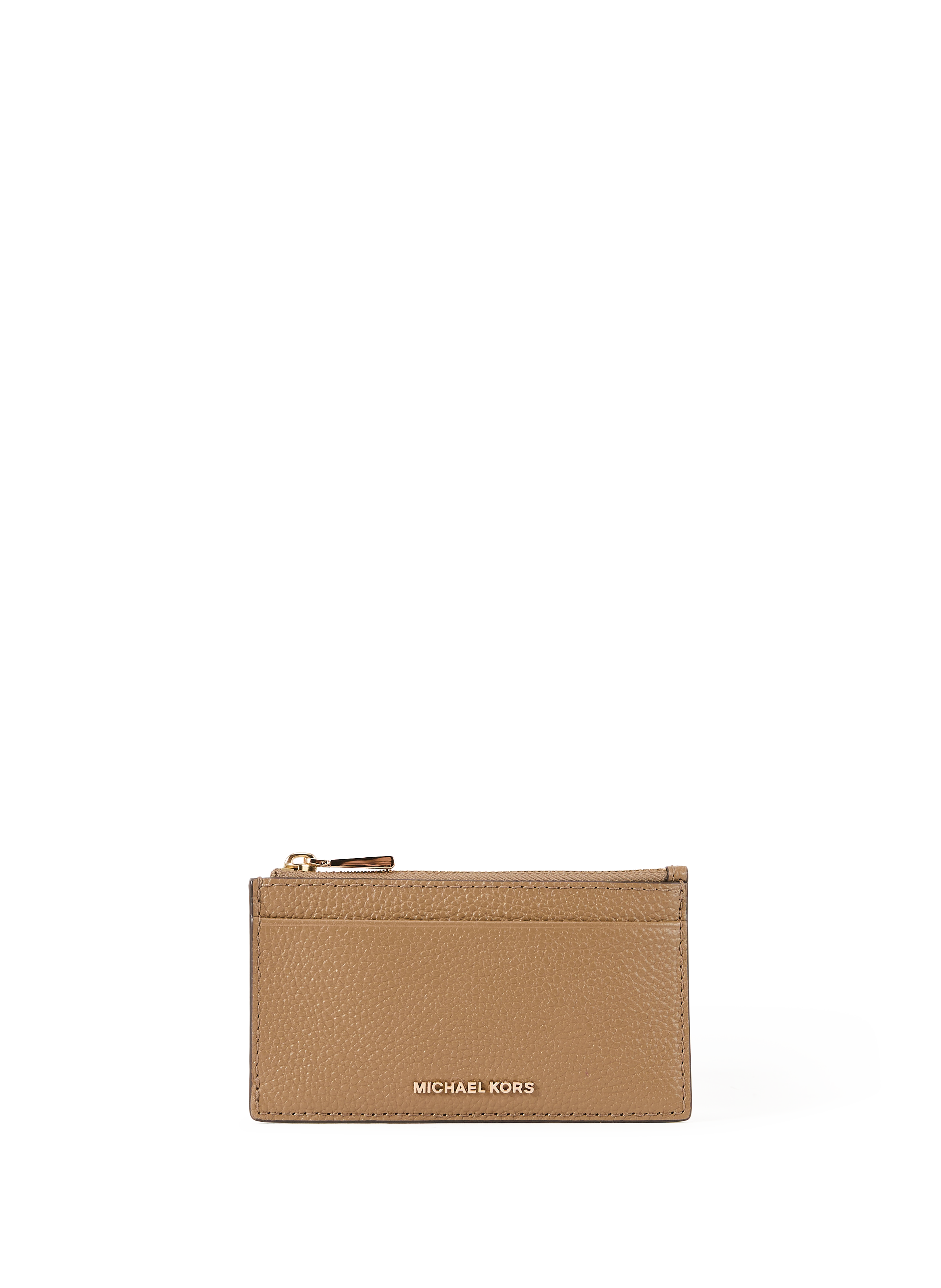 Porte-cartes en cuir MICHAEL KORS Marron