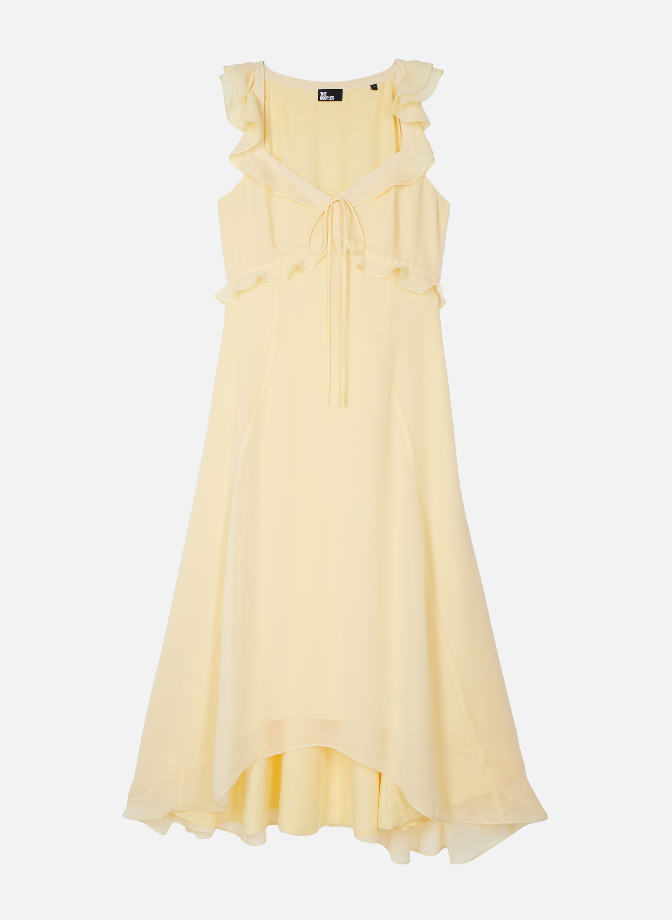Robe longue volantée THE KOOPLES Jaune