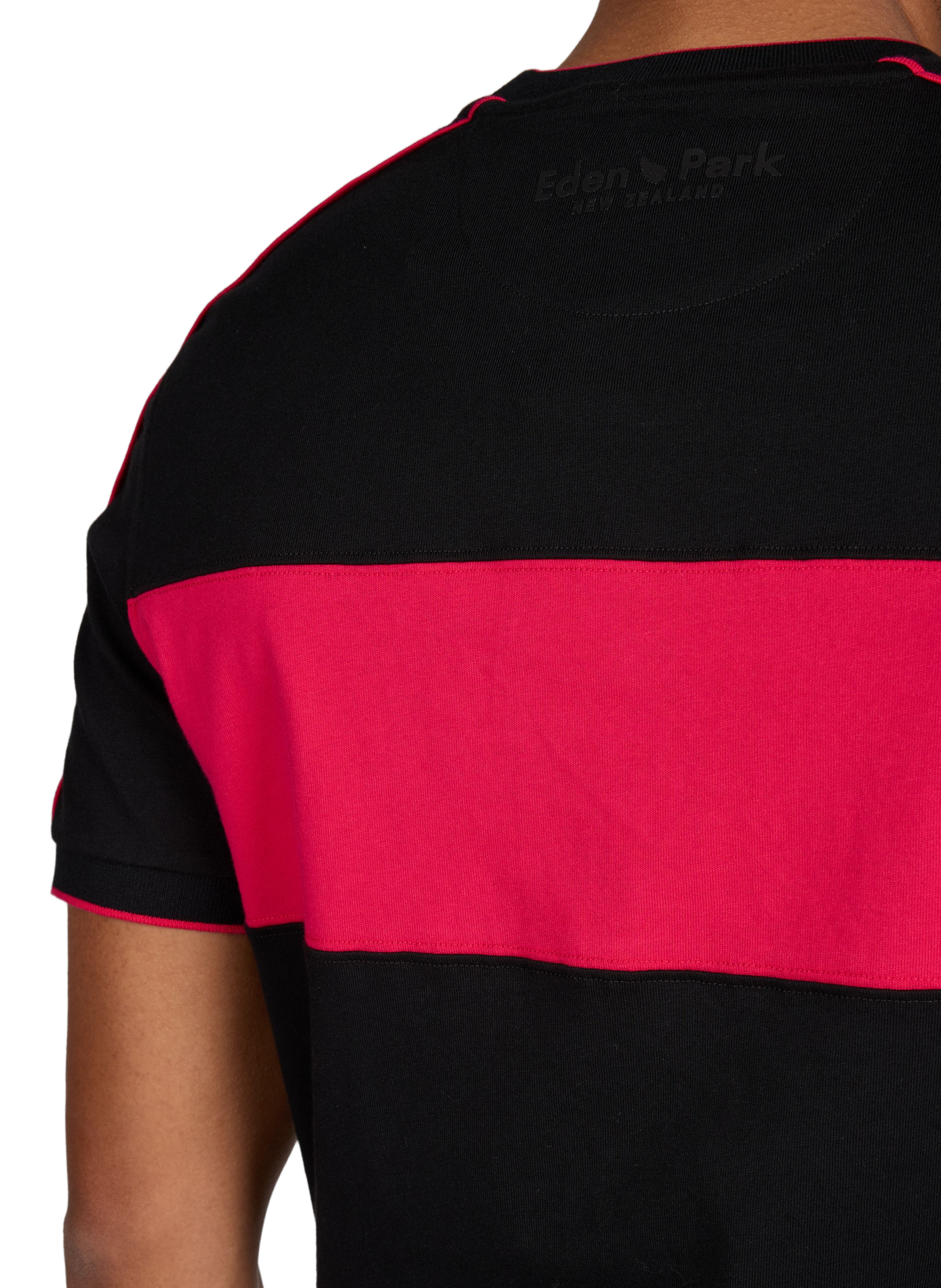 New Zealand short-sleeve cotton T-shirt EDEN PARK Black