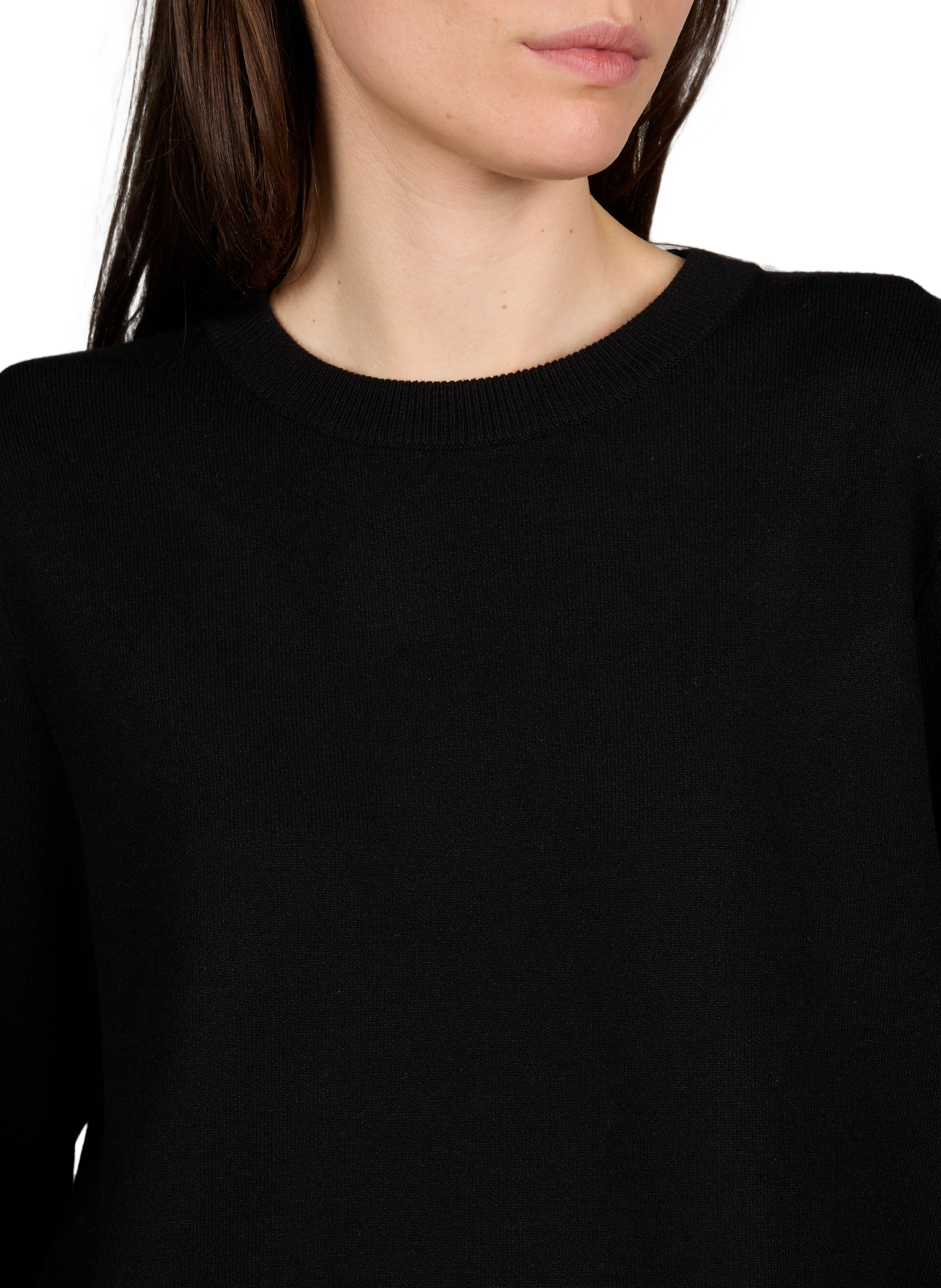 Pull col rond OBJECT Noir