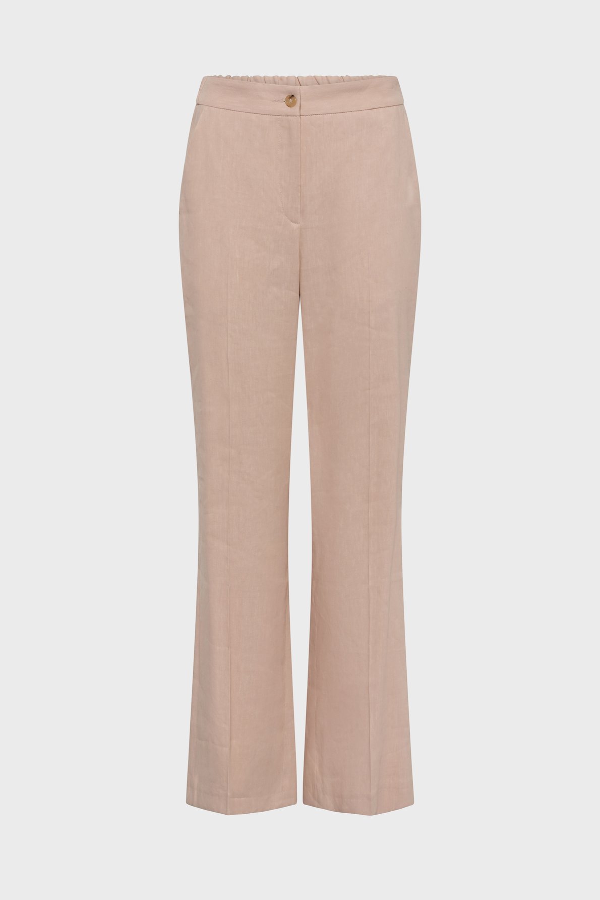Pantalon droit en lin mélangé - alayna GERARD DAREL Beige