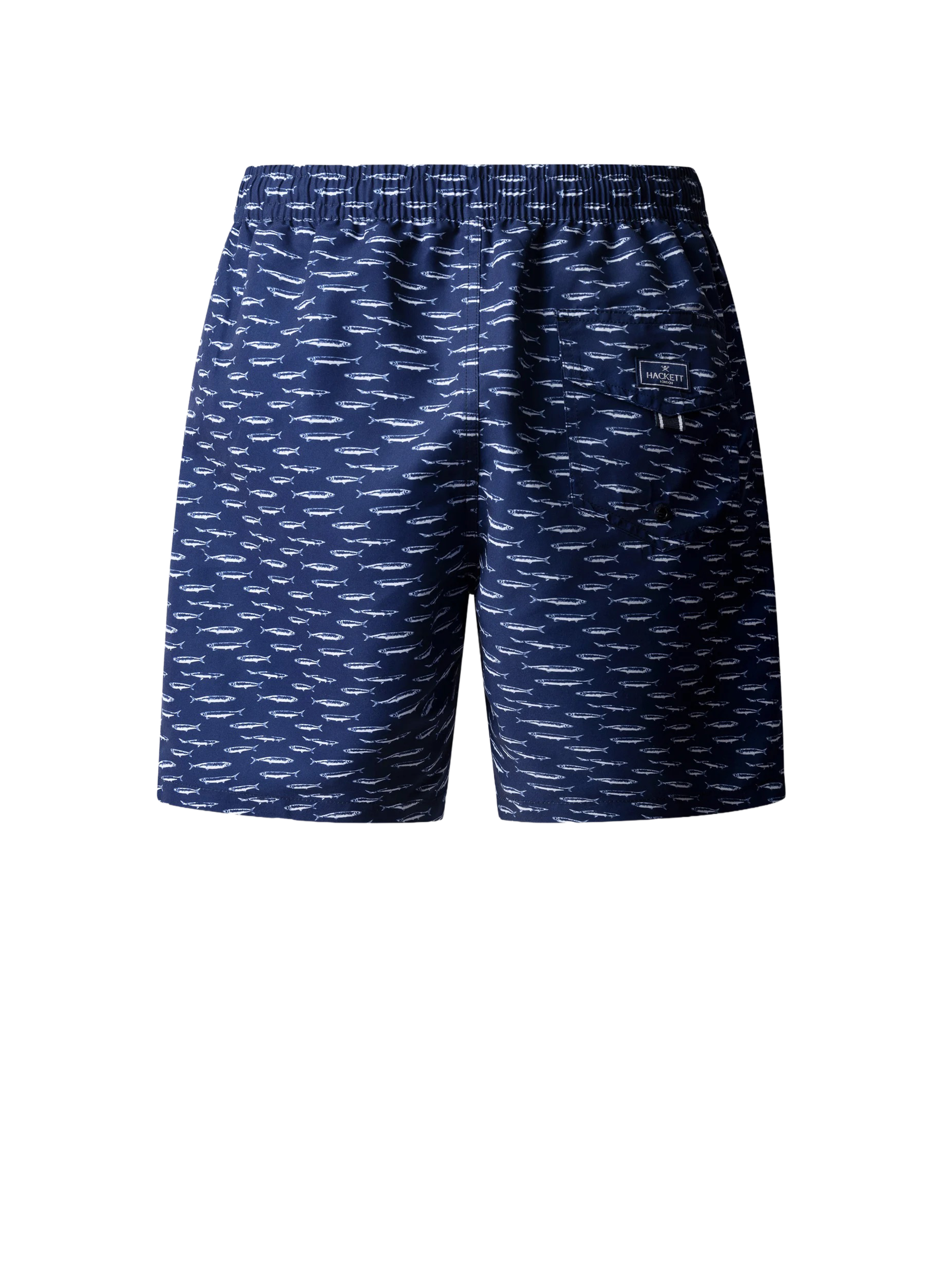 Short de bain à imprimé sardine HACKETT Bleu