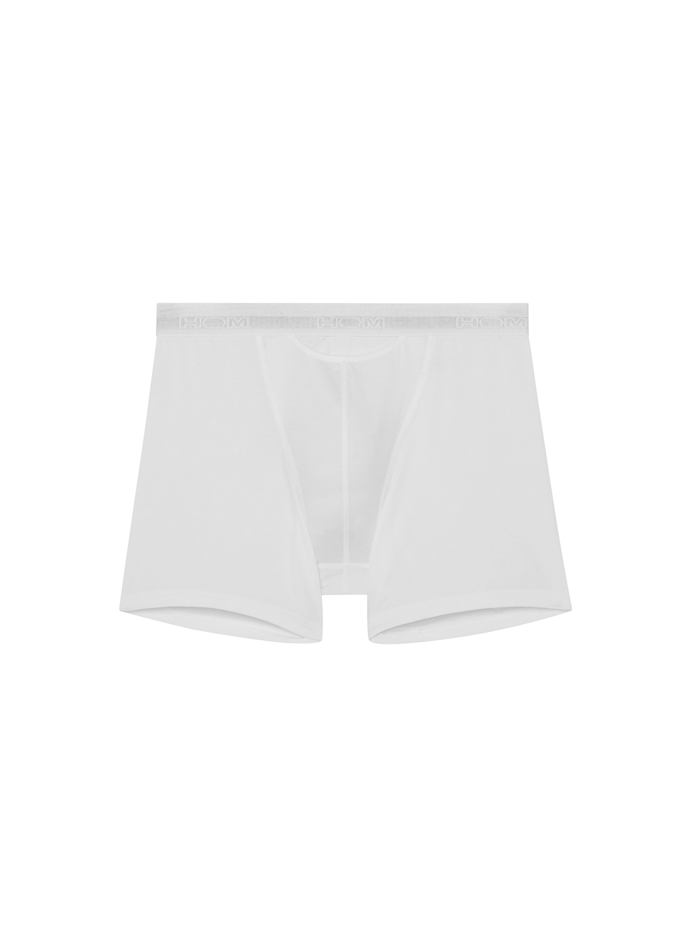 Boxer mi-long en coton et modal HOM Blanc