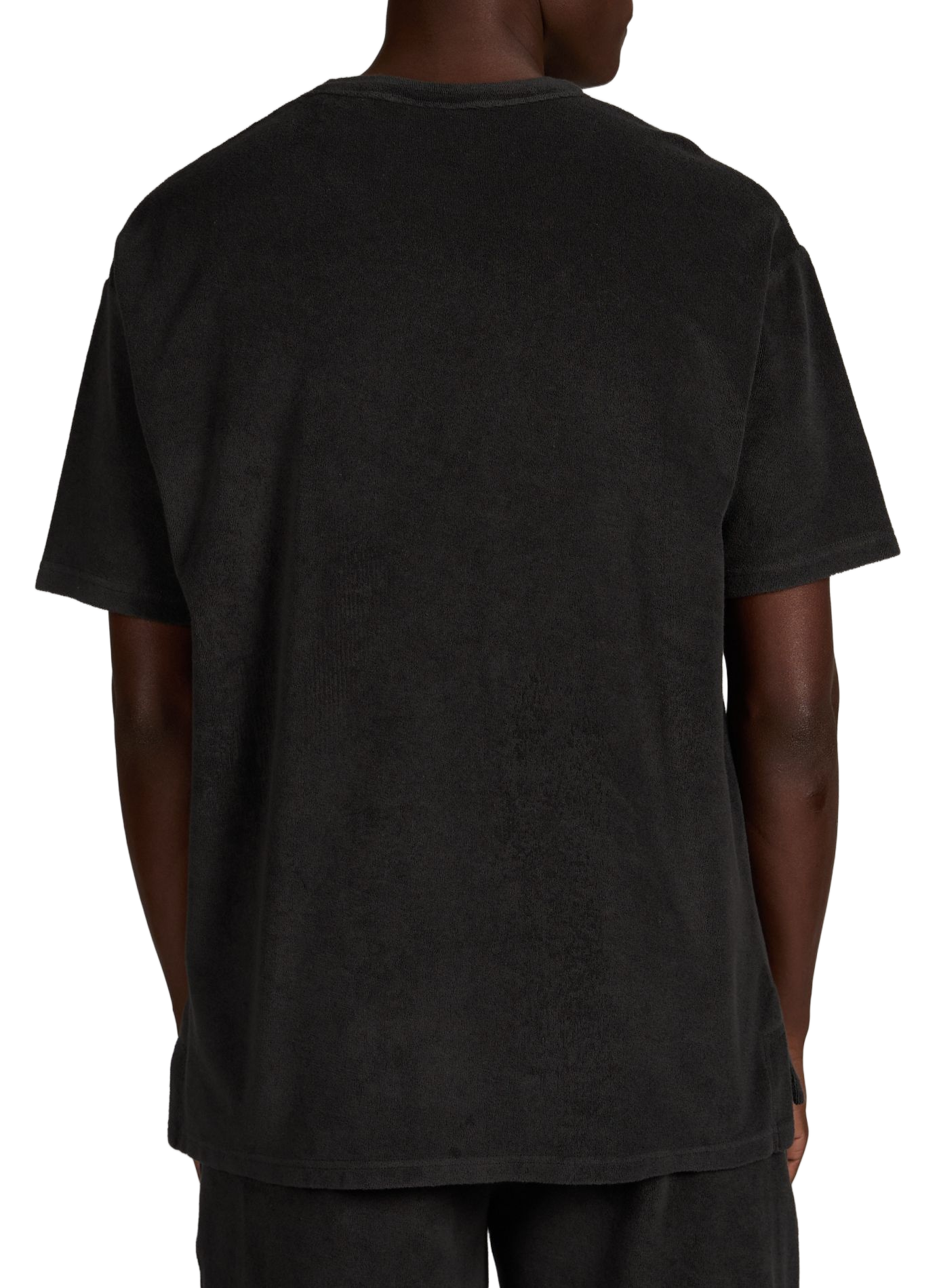 T-shirt éponge Palm Tree en coton MAISON LABICHE Noir