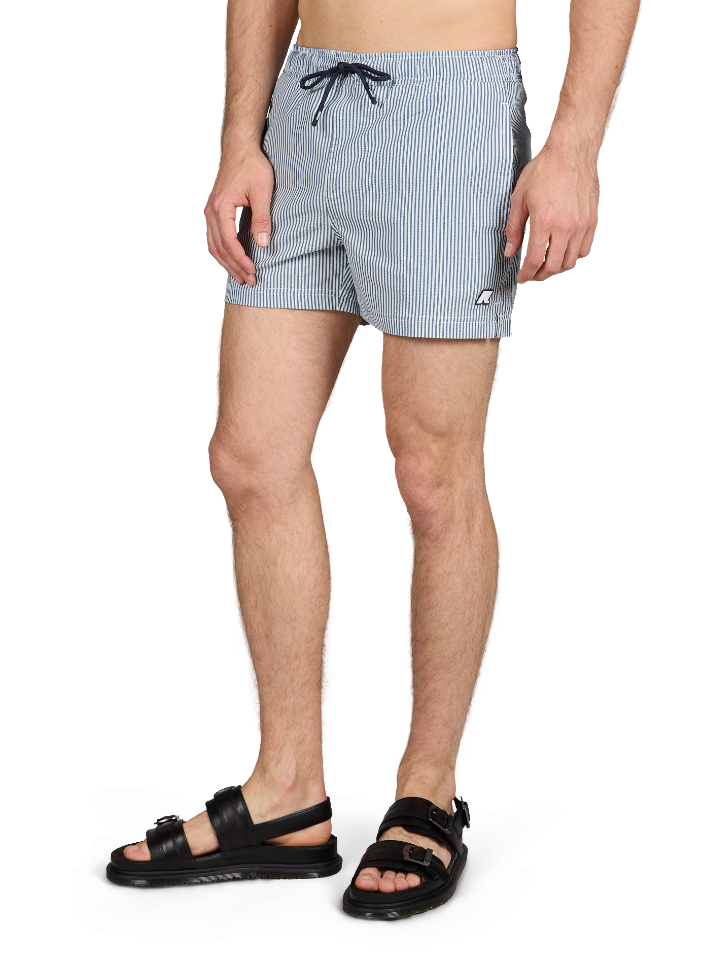 Striped Hazel swim shorts K-WAY Blue