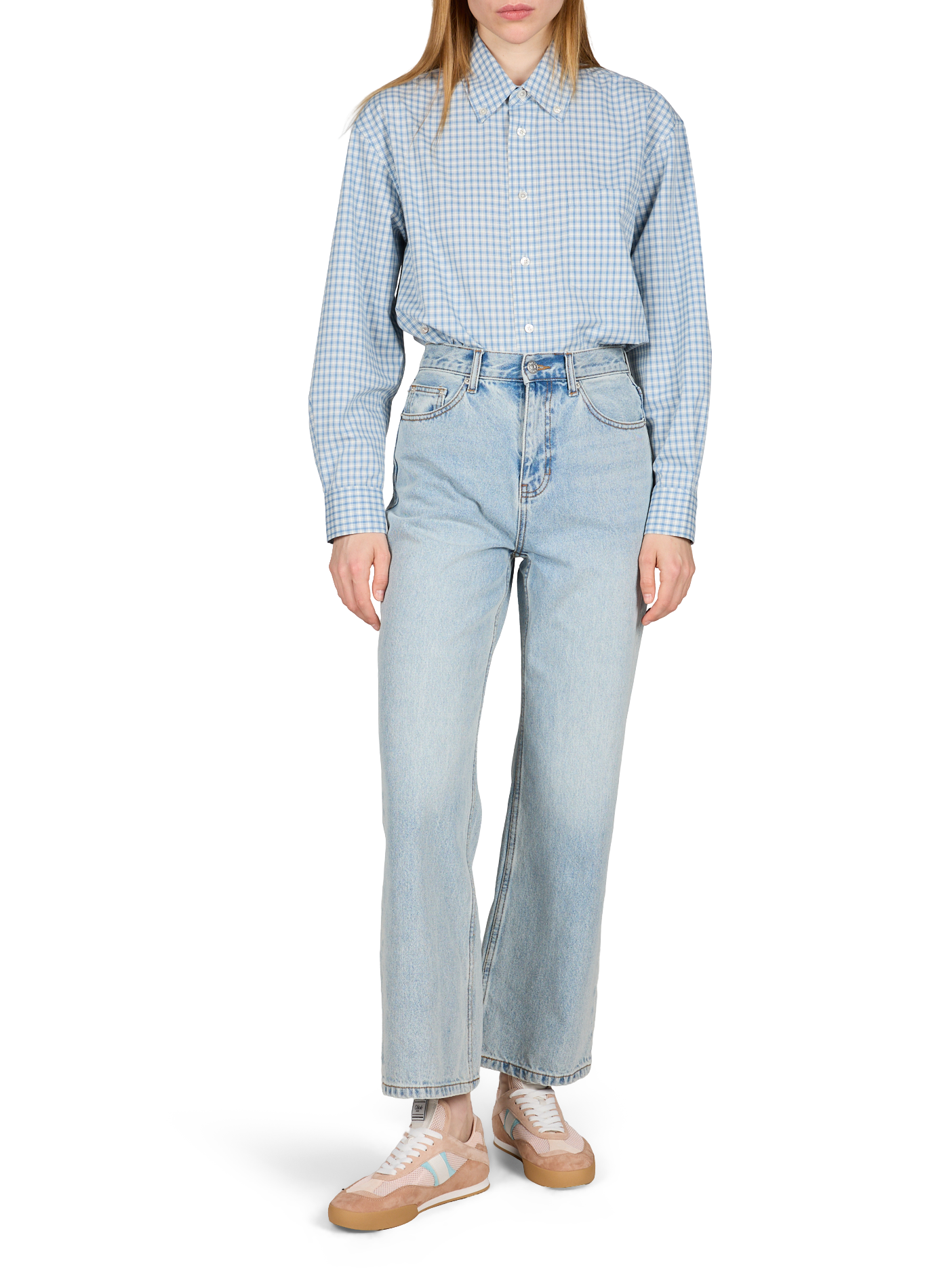 Chloé Kick low-top mesh sneakers CHLOÉ Pink