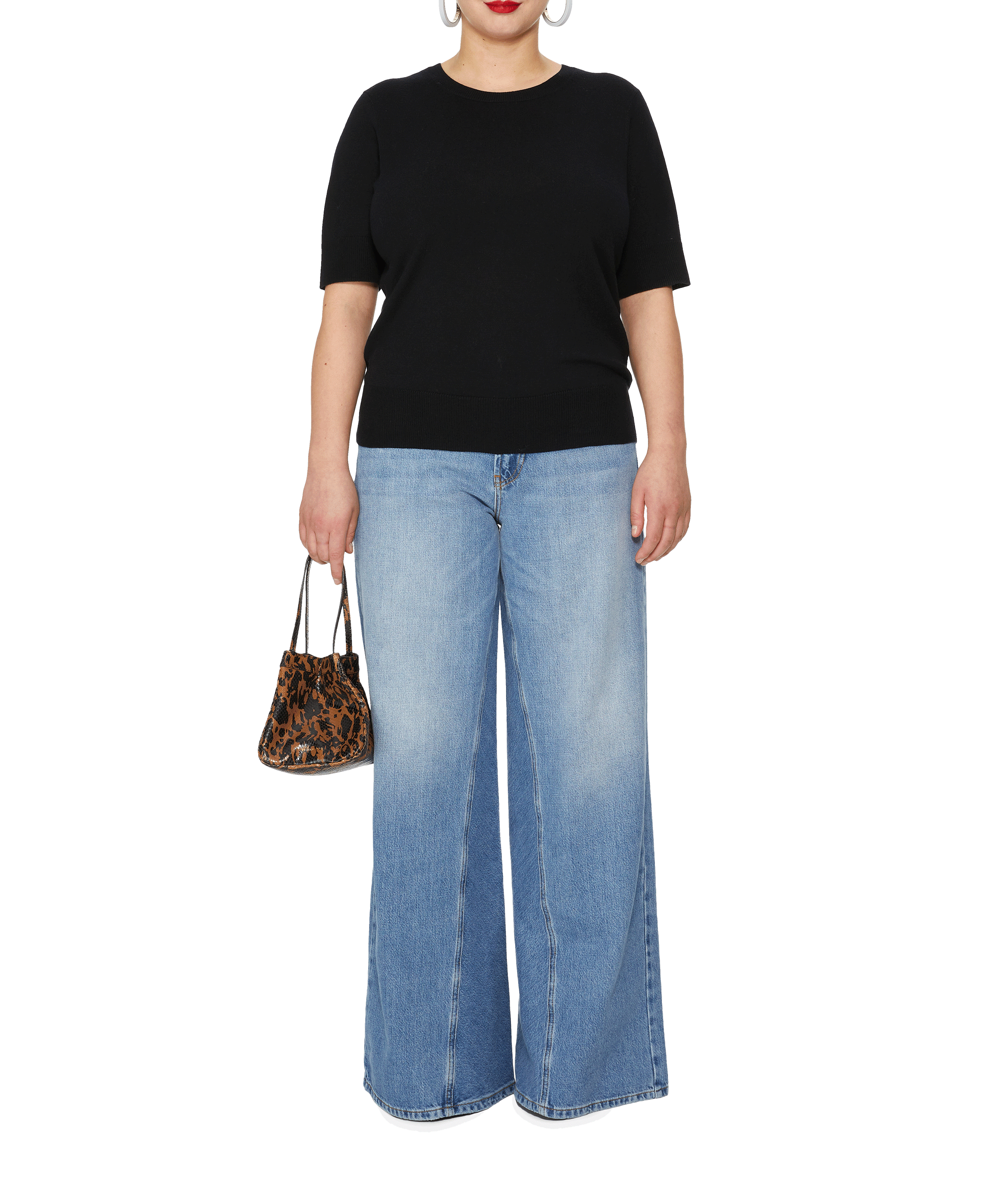 Classic merino wool jumper UNIVERSAL STANDARD Black