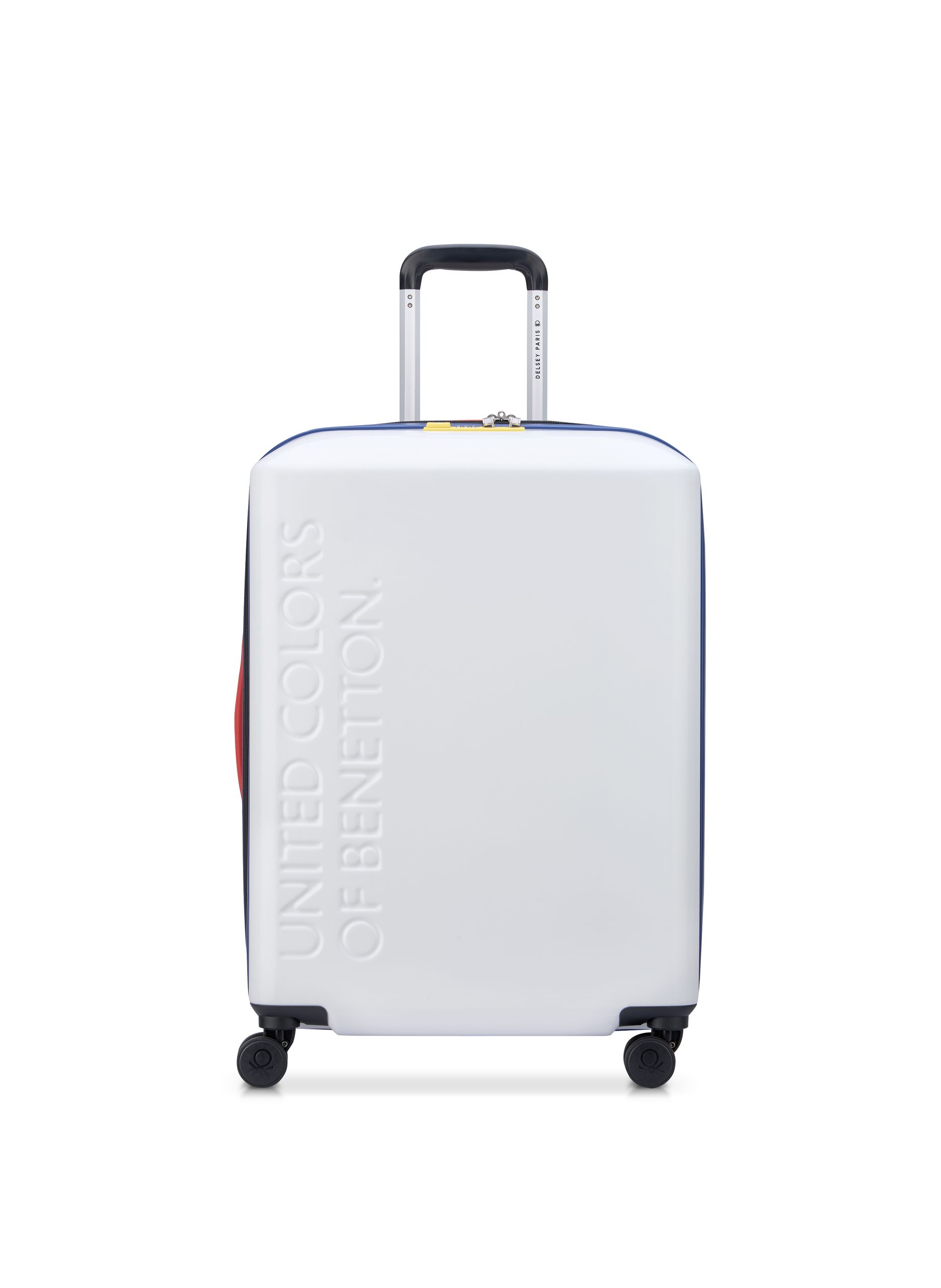 Valise soute rigide taille l - united DELSEY PARIS Blanc