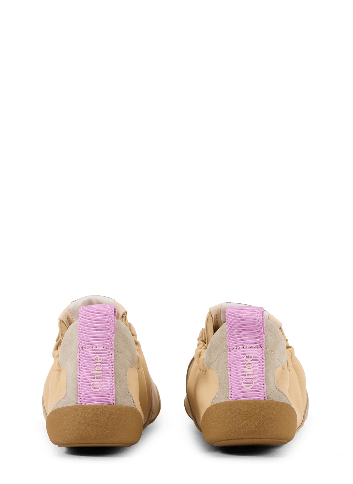 Sneakers basse in pelle CHLOÉ Beige