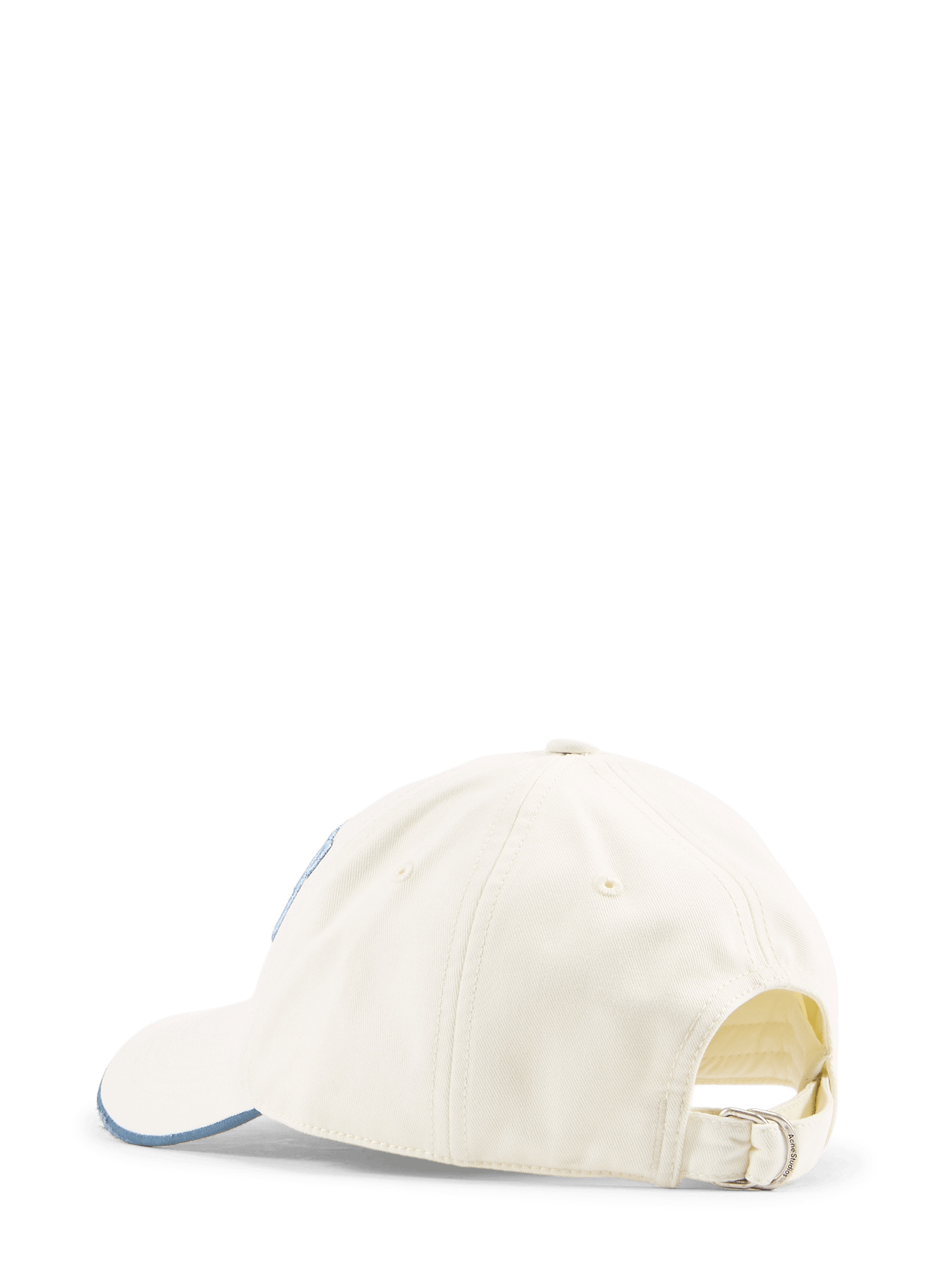 Cotton baseball cap with embroidered logo  ACNE STUDIOS White