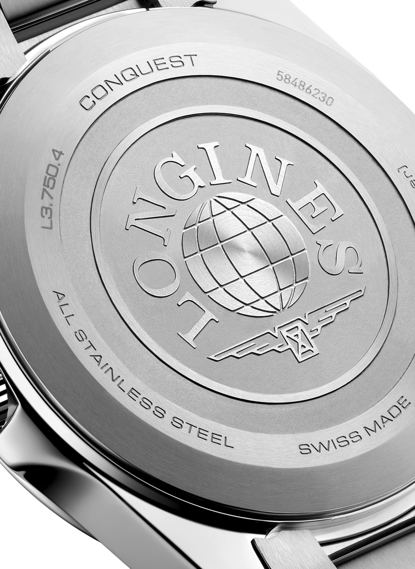 Montre quartz Conquest 2023 en acier inoxydable LONGINES Vert