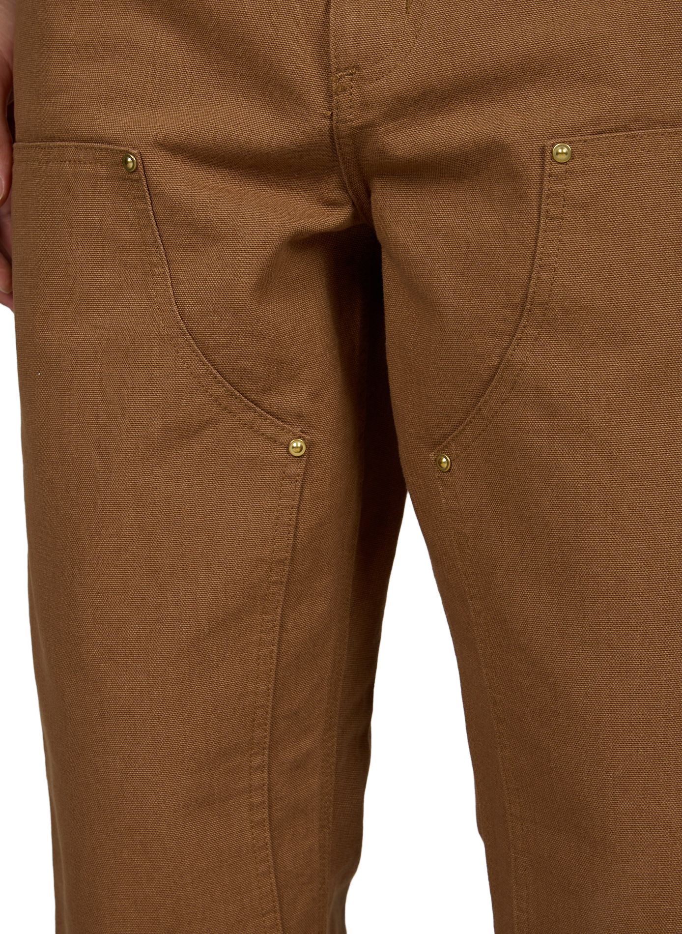 Pantalon droit en coton CARHARTT WIP Marron